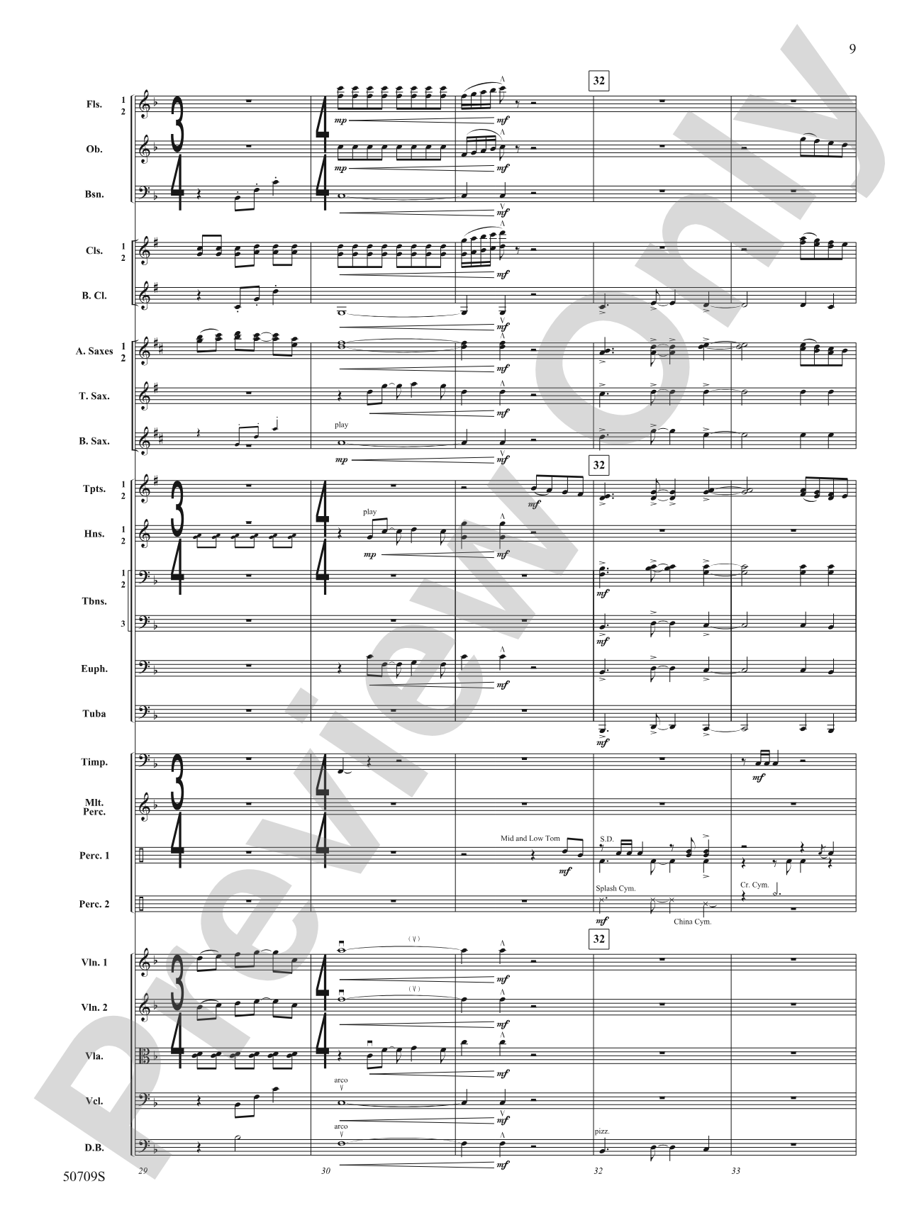 Opening Night: Full Orchestra Conductor Score & Parts
