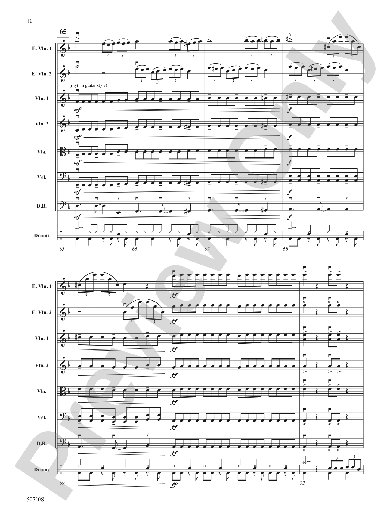 Moshpit Sabbath!: String Orchestra Conductor Score & Parts