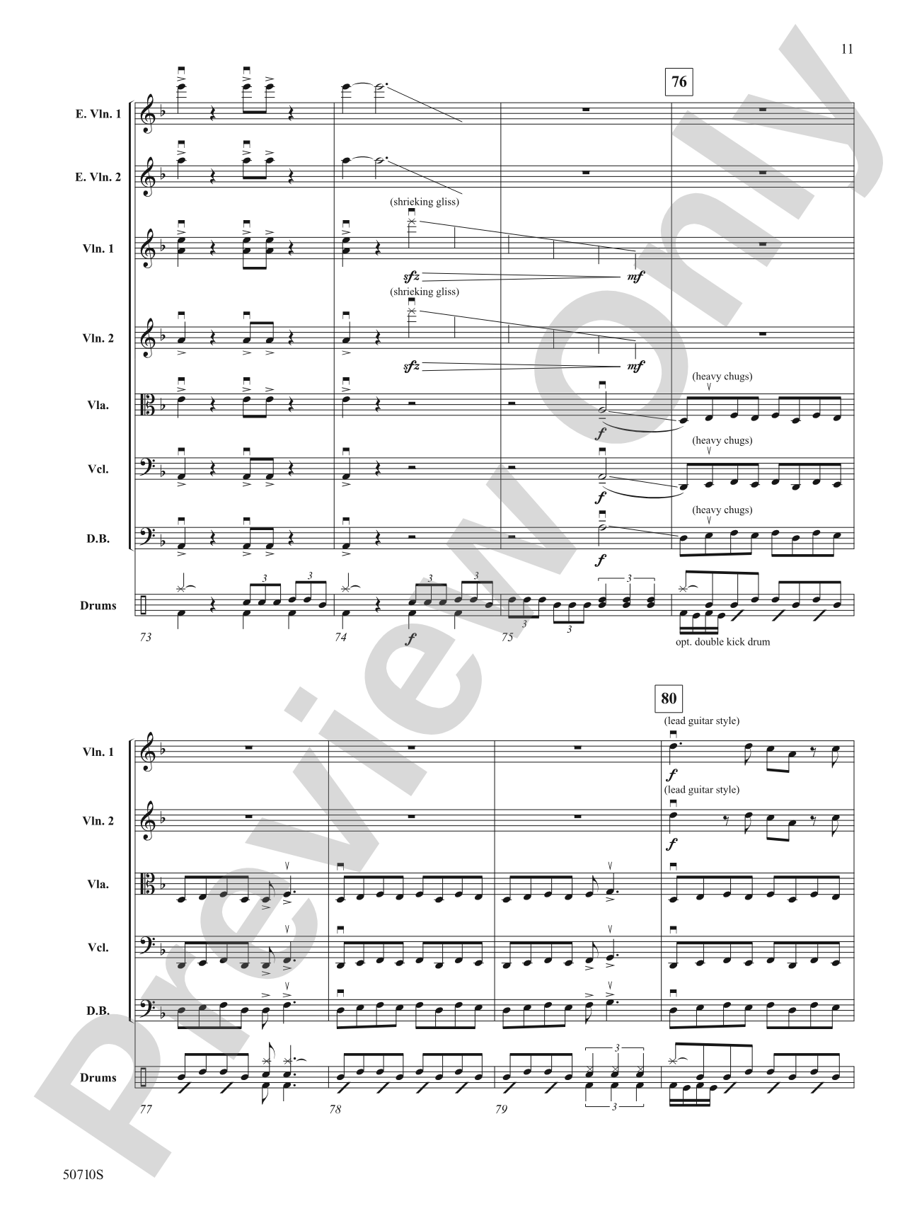 Moshpit Sabbath!: String Orchestra Conductor Score & Parts
