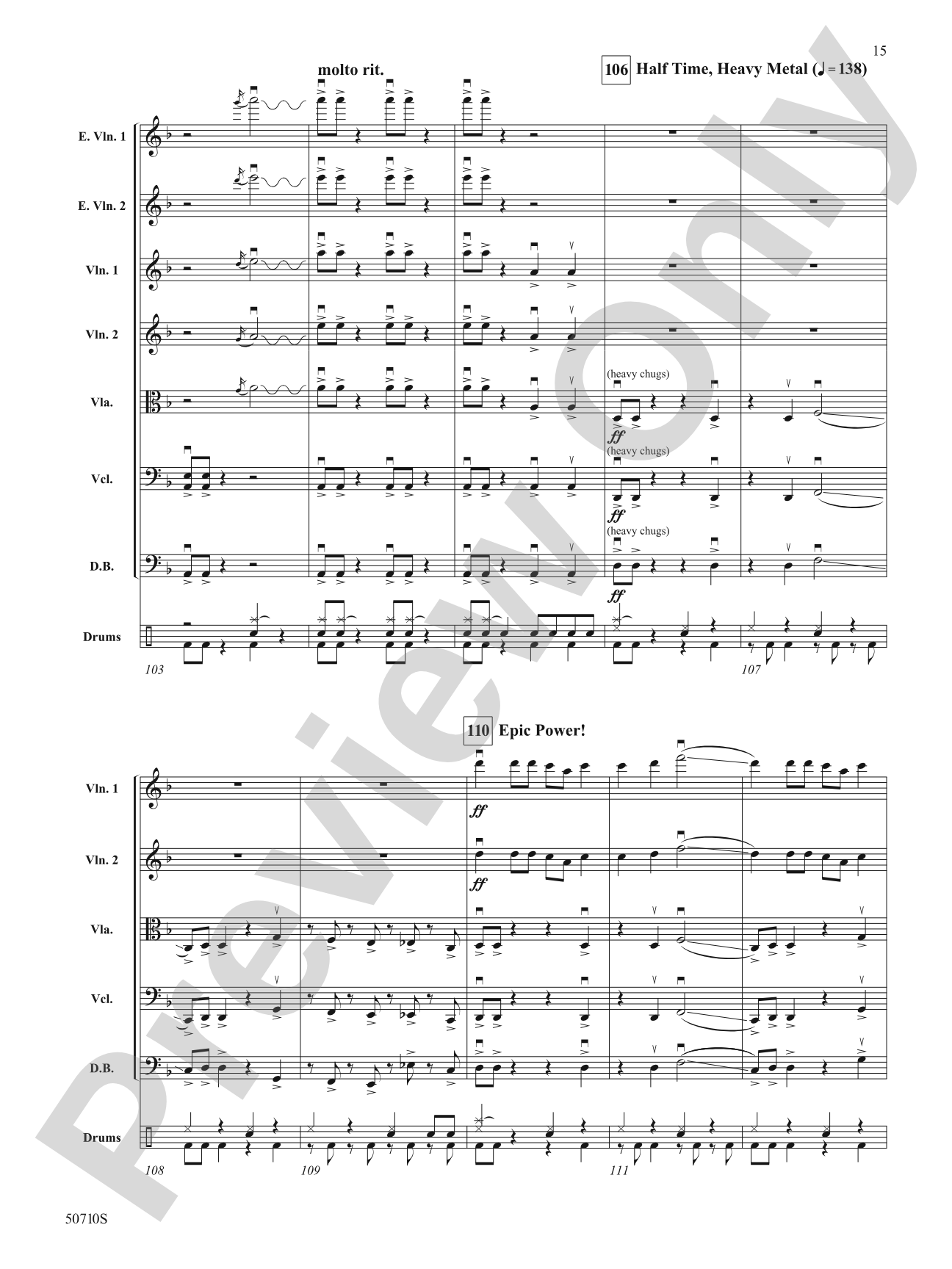 Moshpit Sabbath!: String Orchestra Conductor Score & Parts