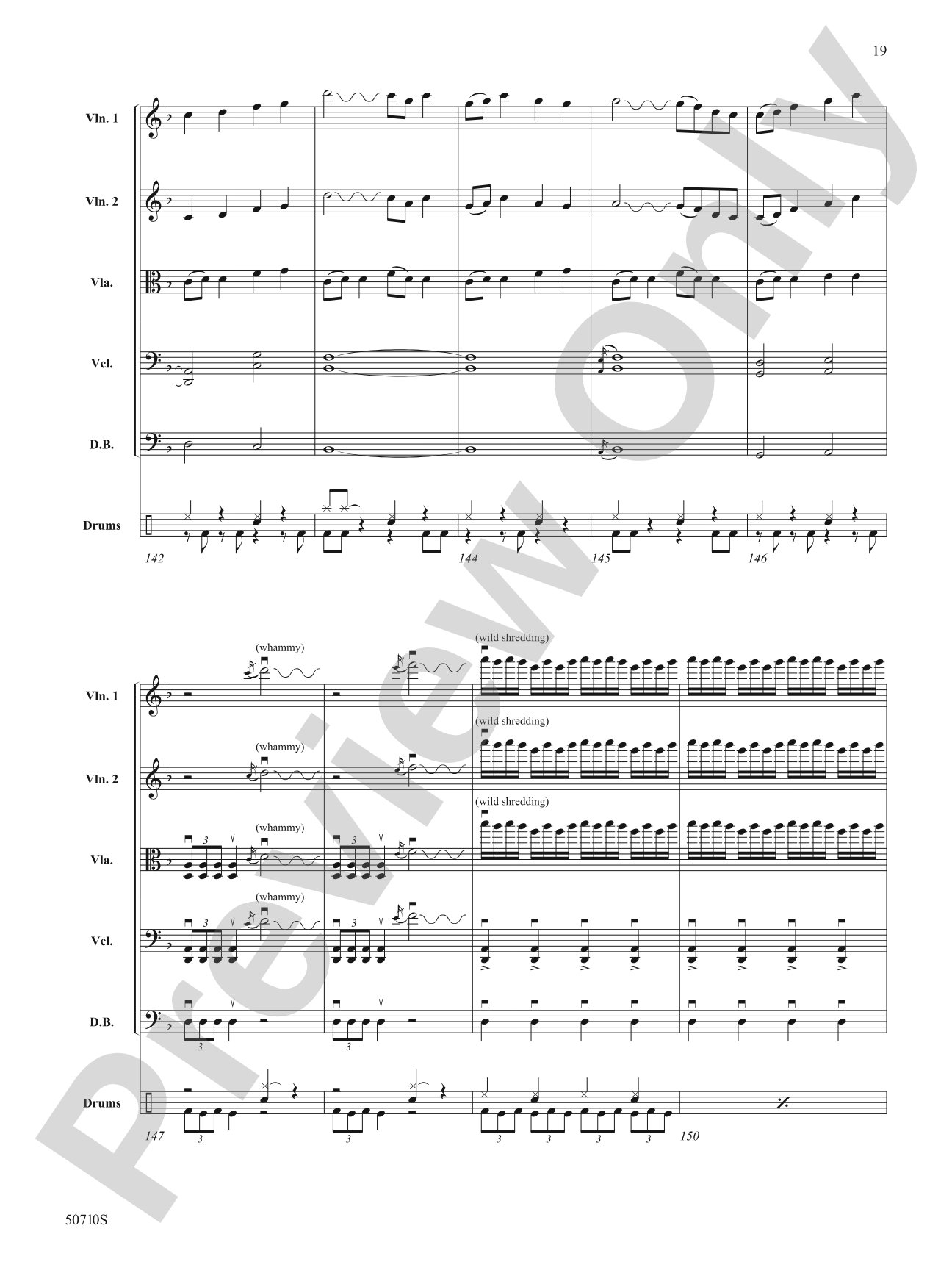 Moshpit Sabbath!: String Orchestra Conductor Score & Parts