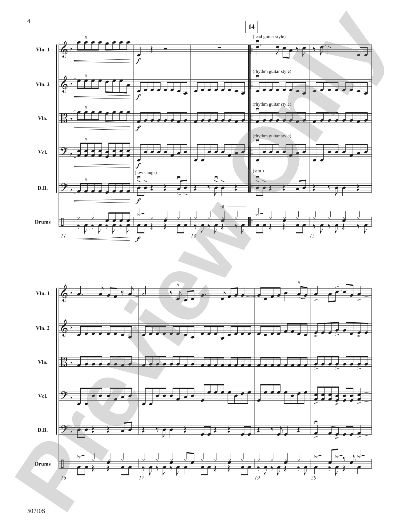 Moshpit Sabbath!: String Orchestra Conductor Score & Parts