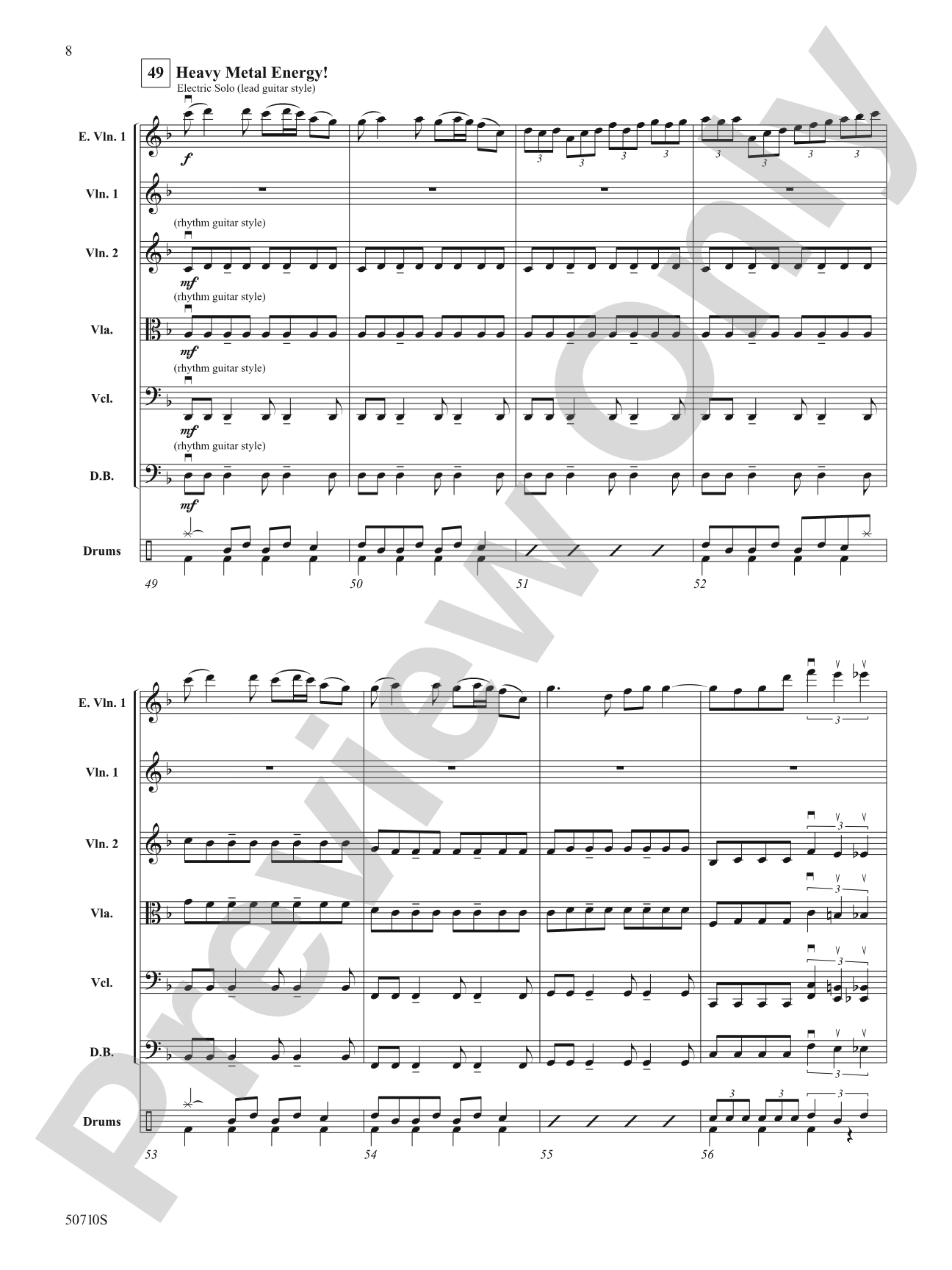 Moshpit Sabbath!: String Orchestra Conductor Score & Parts
