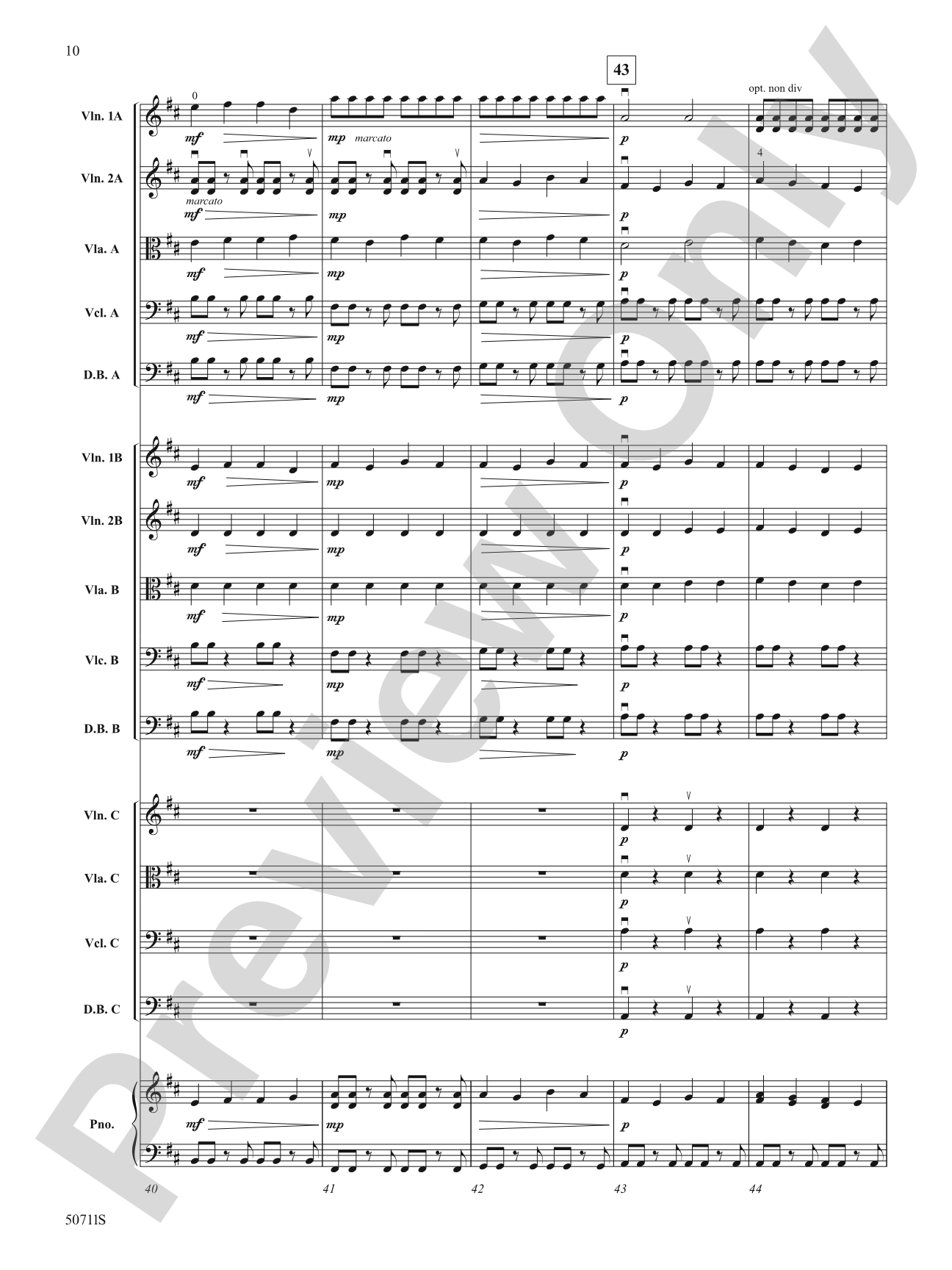 Golden Grove: String Orchestra Conductor Score & Parts