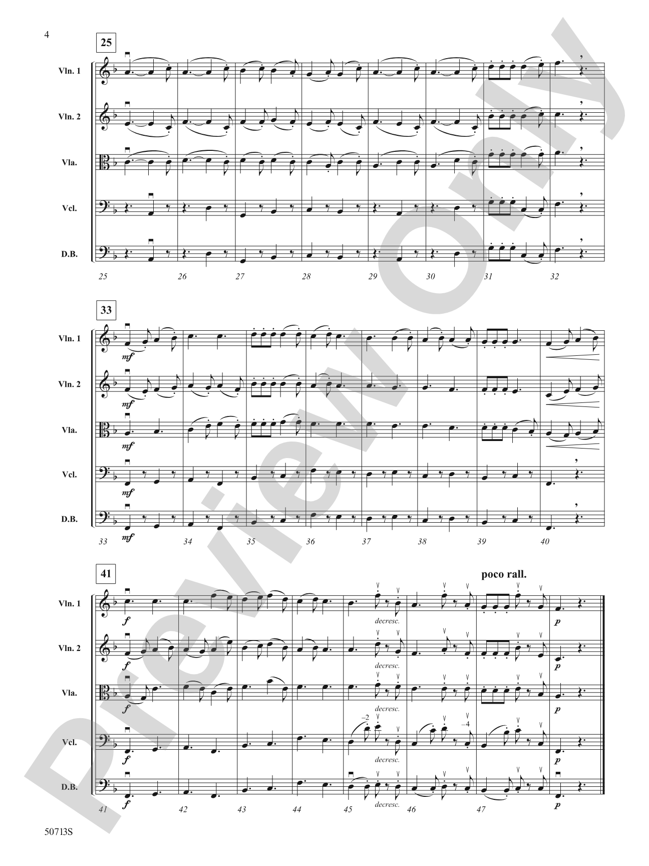A Grainger Suite: String Orchestra Conductor Score & Parts