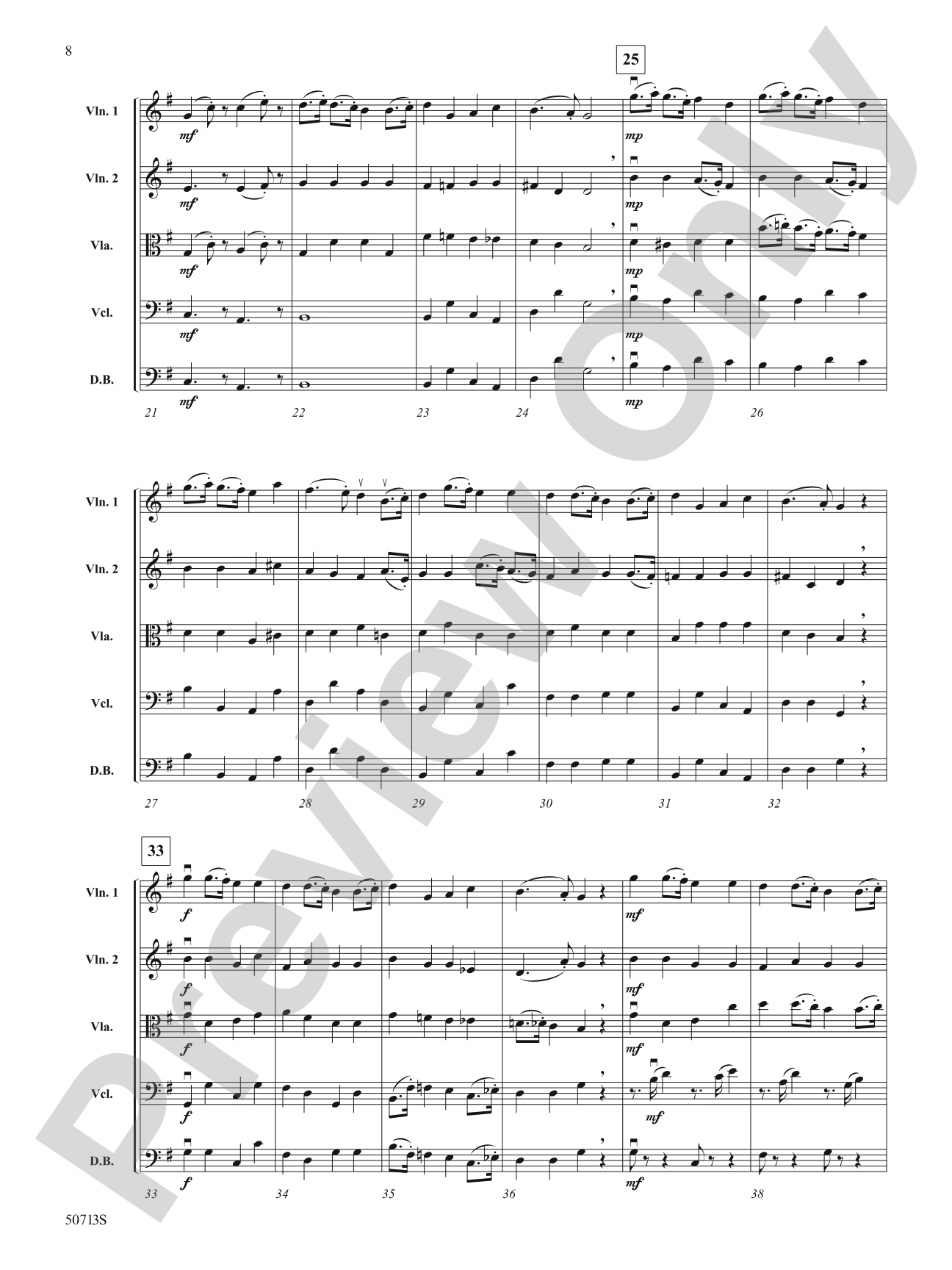 A Grainger Suite: String Orchestra Conductor Score & Parts
