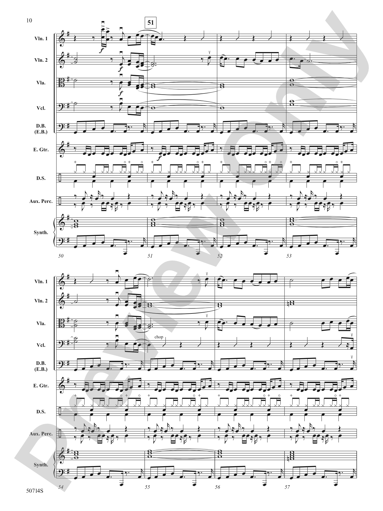 Thriller: String Orchestra Conductor Score & Parts