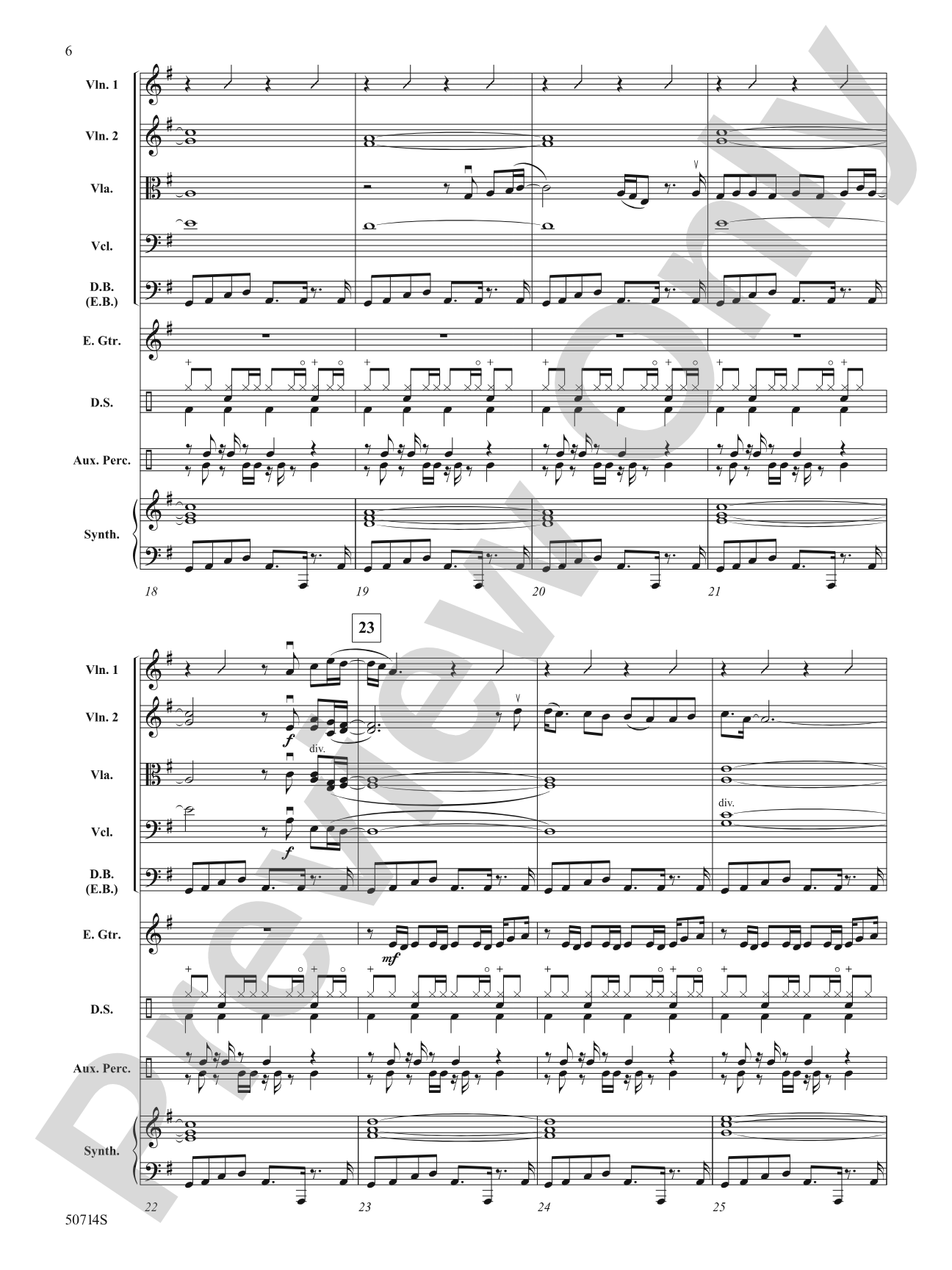 Thriller: String Orchestra Conductor Score & Parts