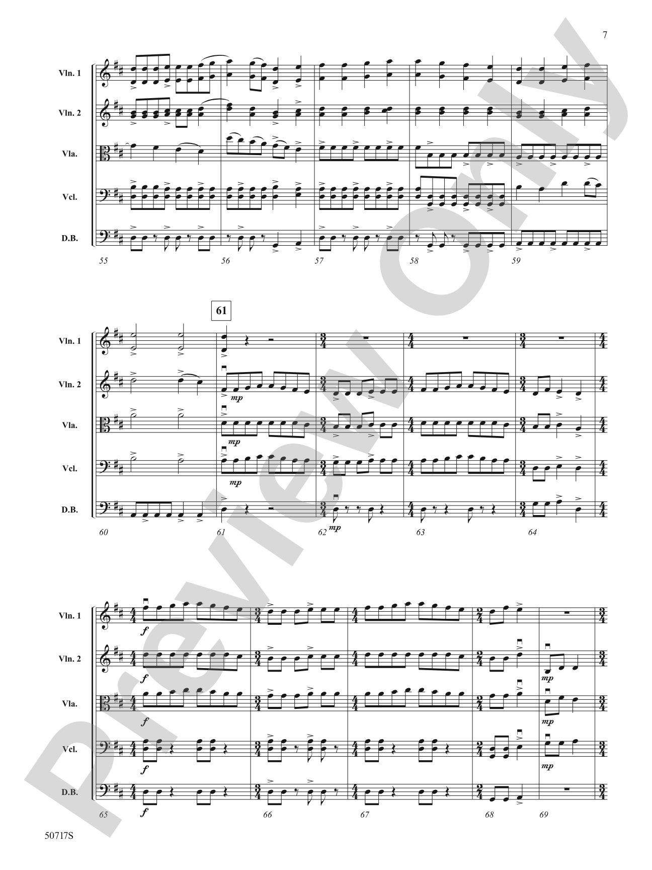 Ode to a Joyride: String Orchestra Conductor Score & Parts