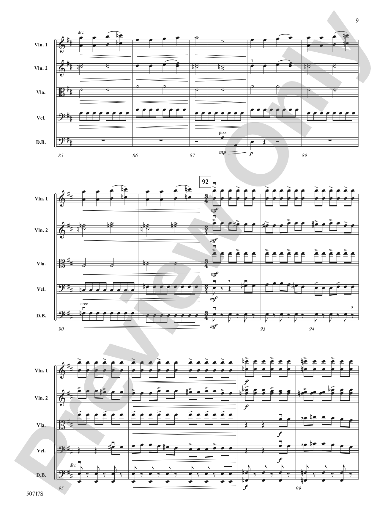 Ode to a Joyride: String Orchestra Conductor Score & Parts