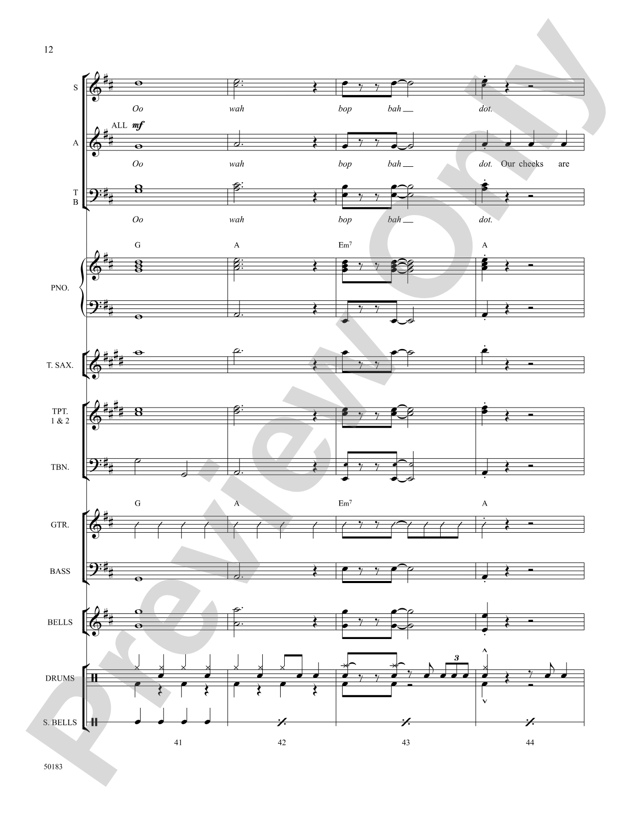 Sleigh Ride: Choral SoundPax