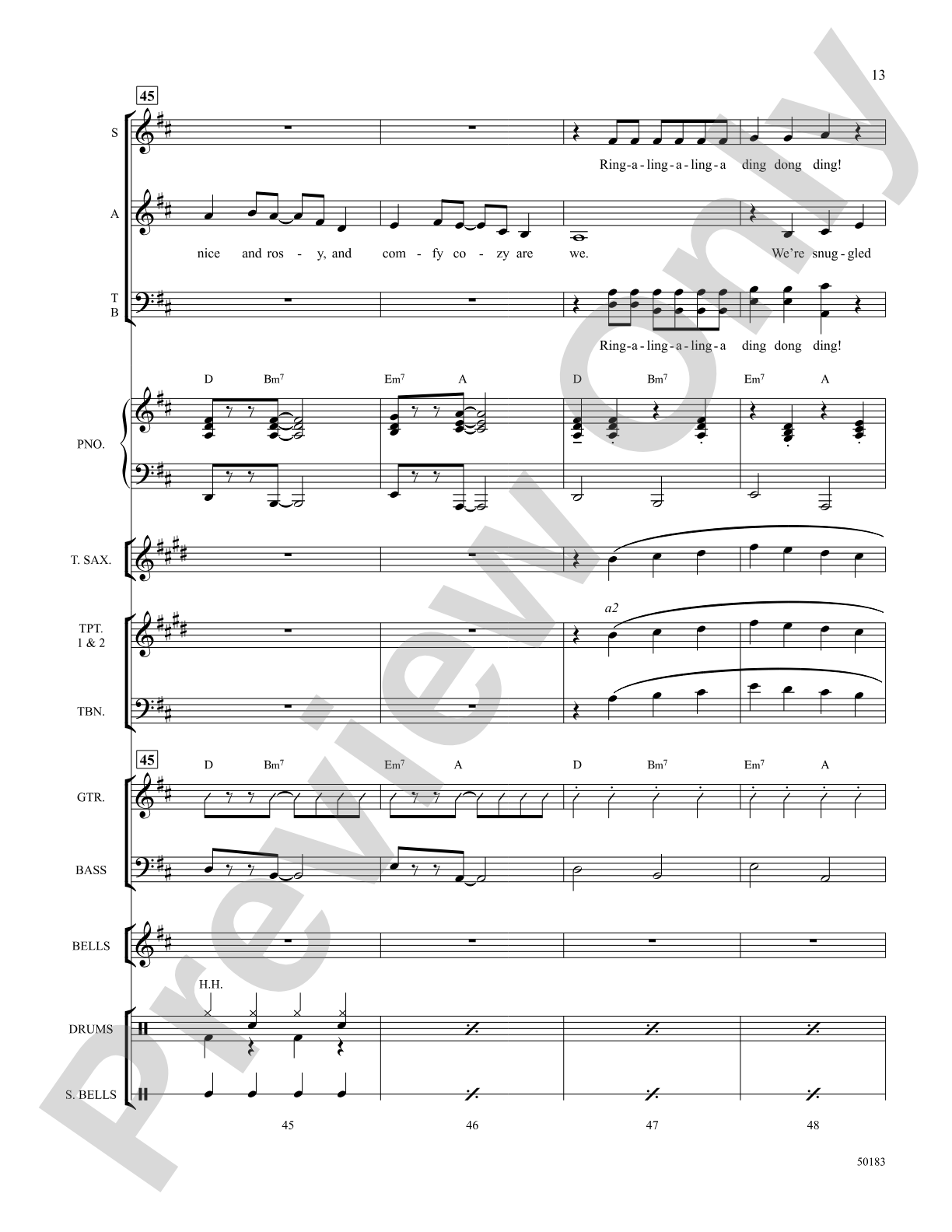 Sleigh Ride: Choral SoundPax