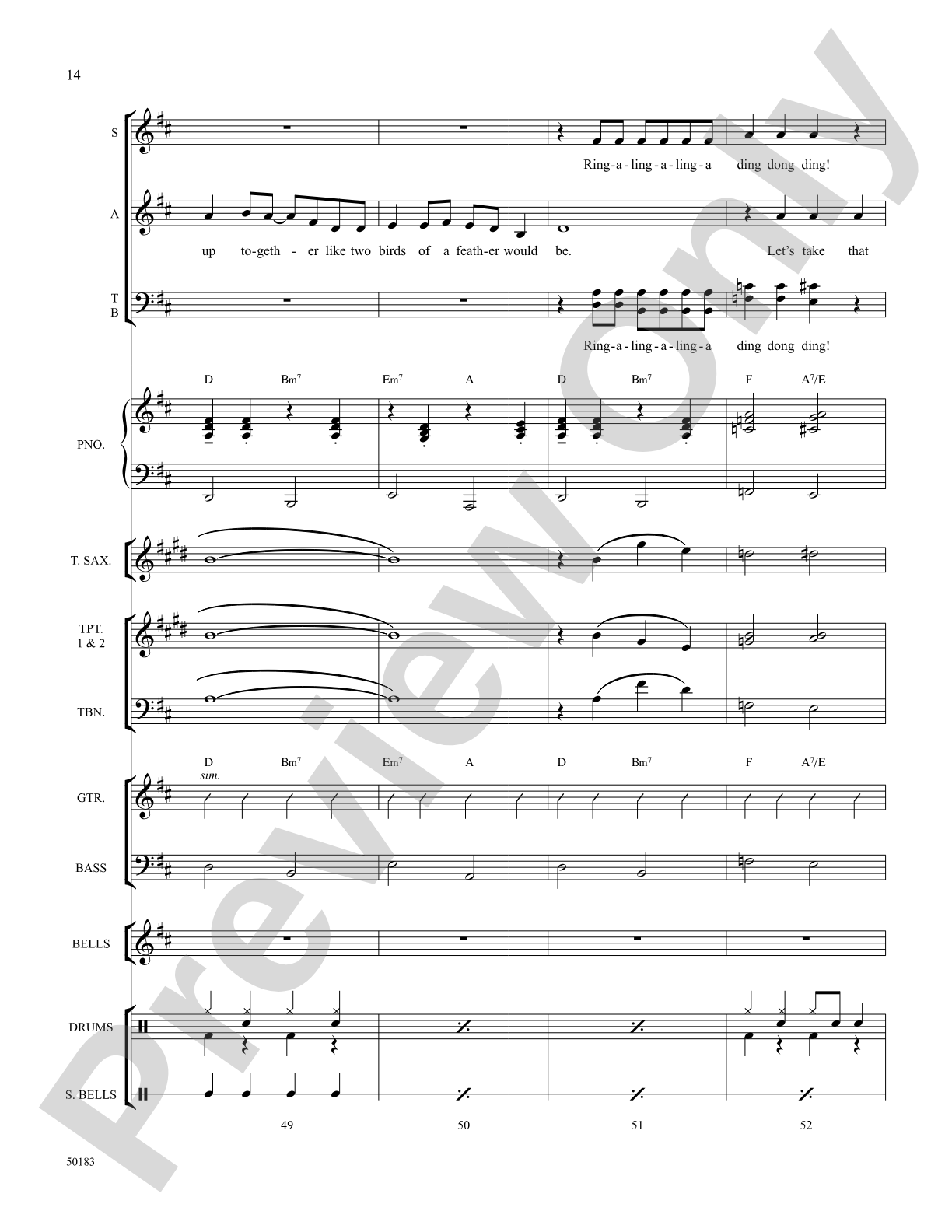 Sleigh Ride: Choral SoundPax