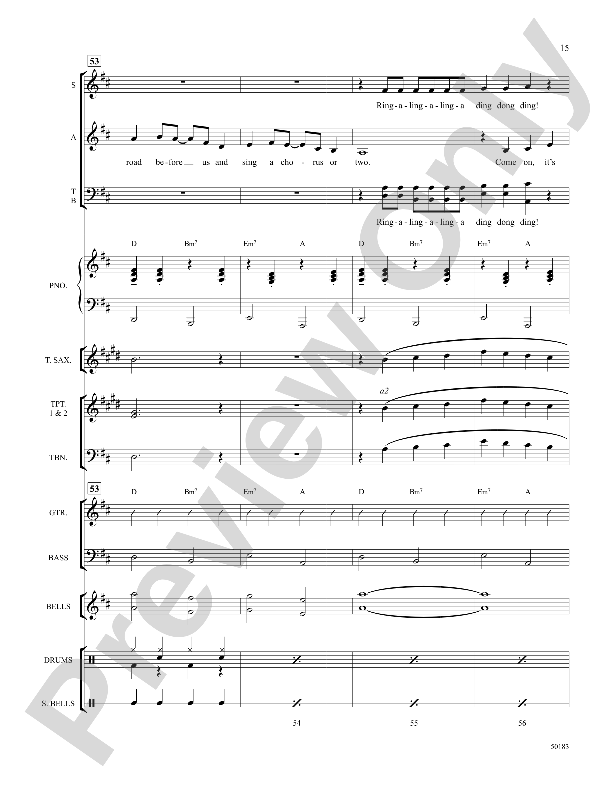 Sleigh Ride: Choral SoundPax
