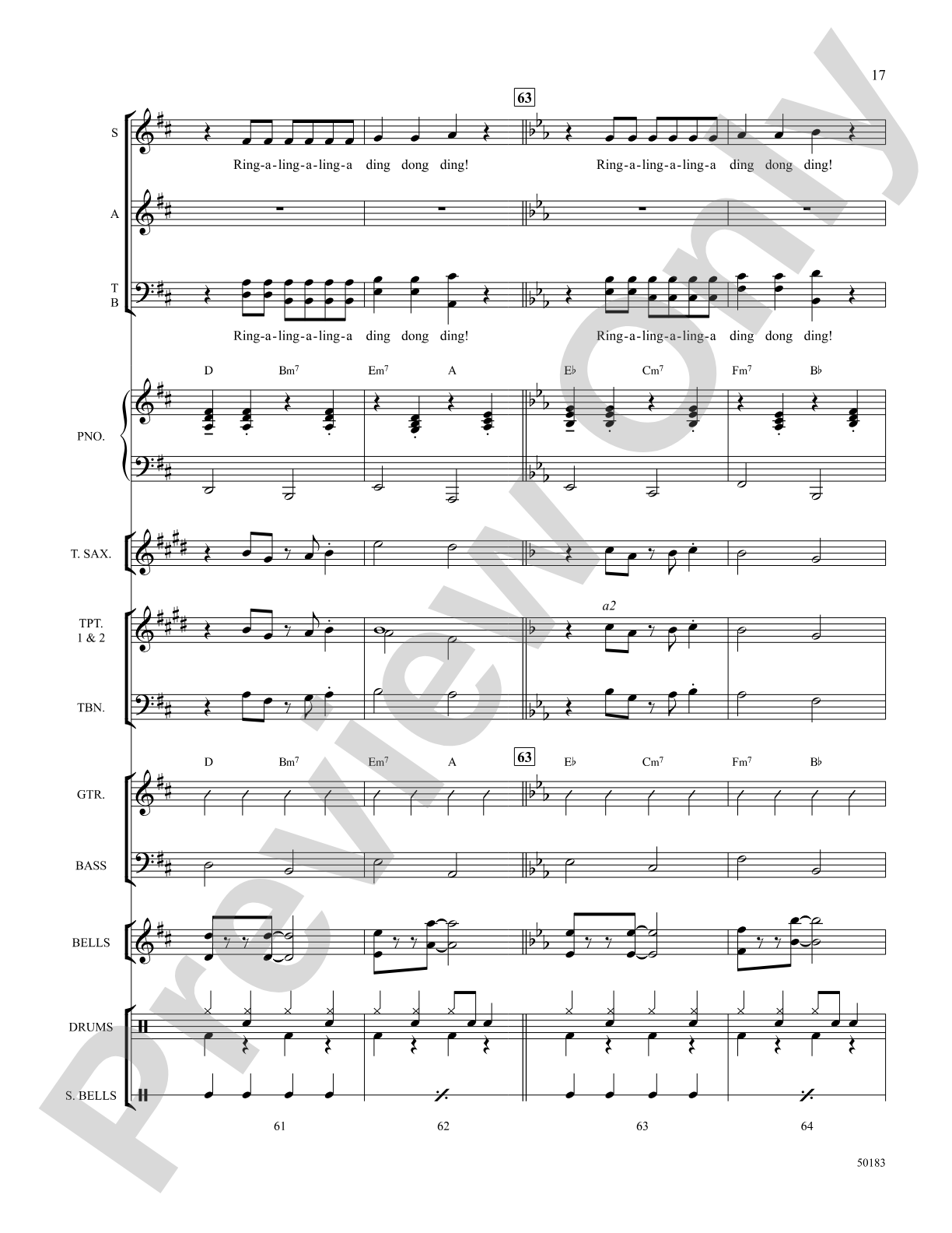 Sleigh Ride: Choral SoundPax