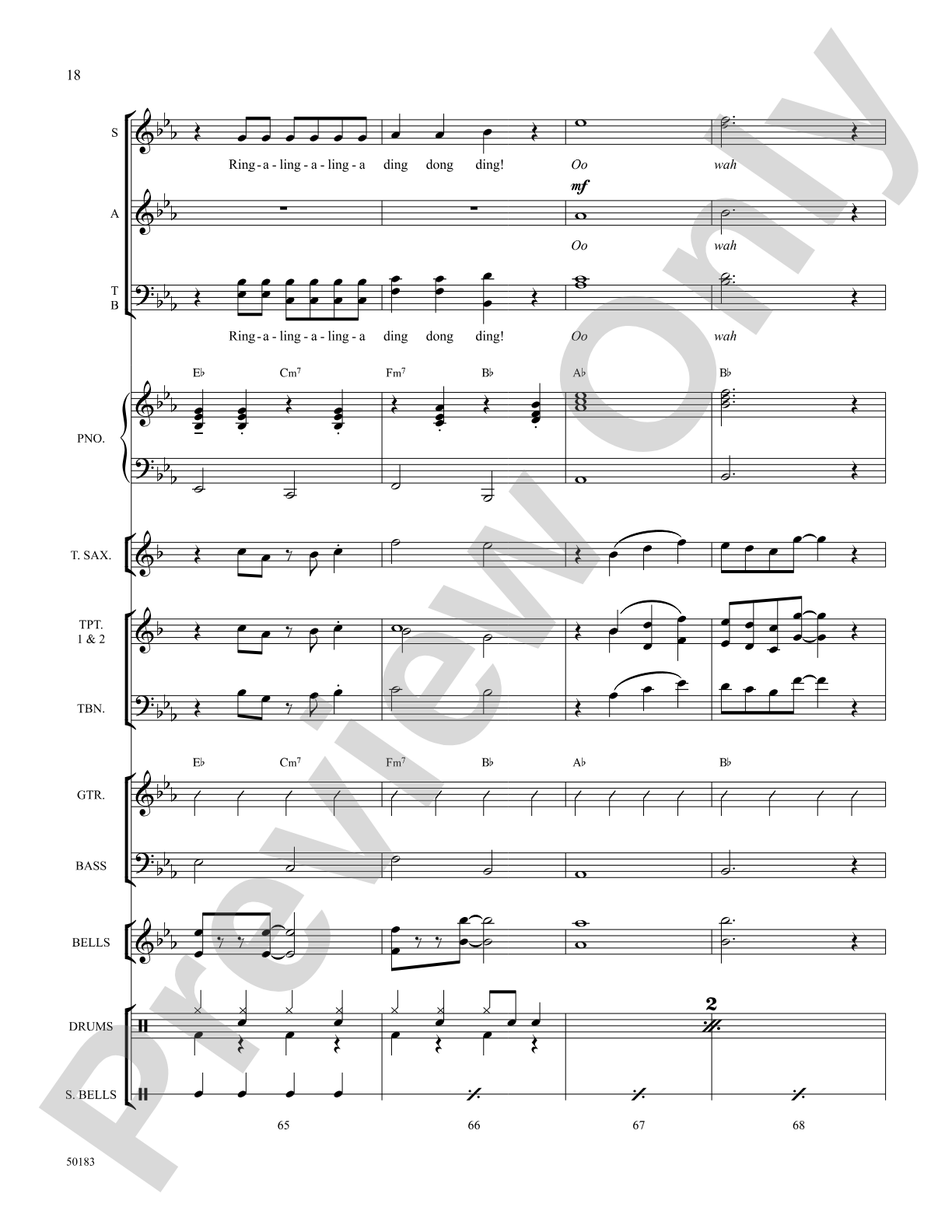 Sleigh Ride: Choral SoundPax