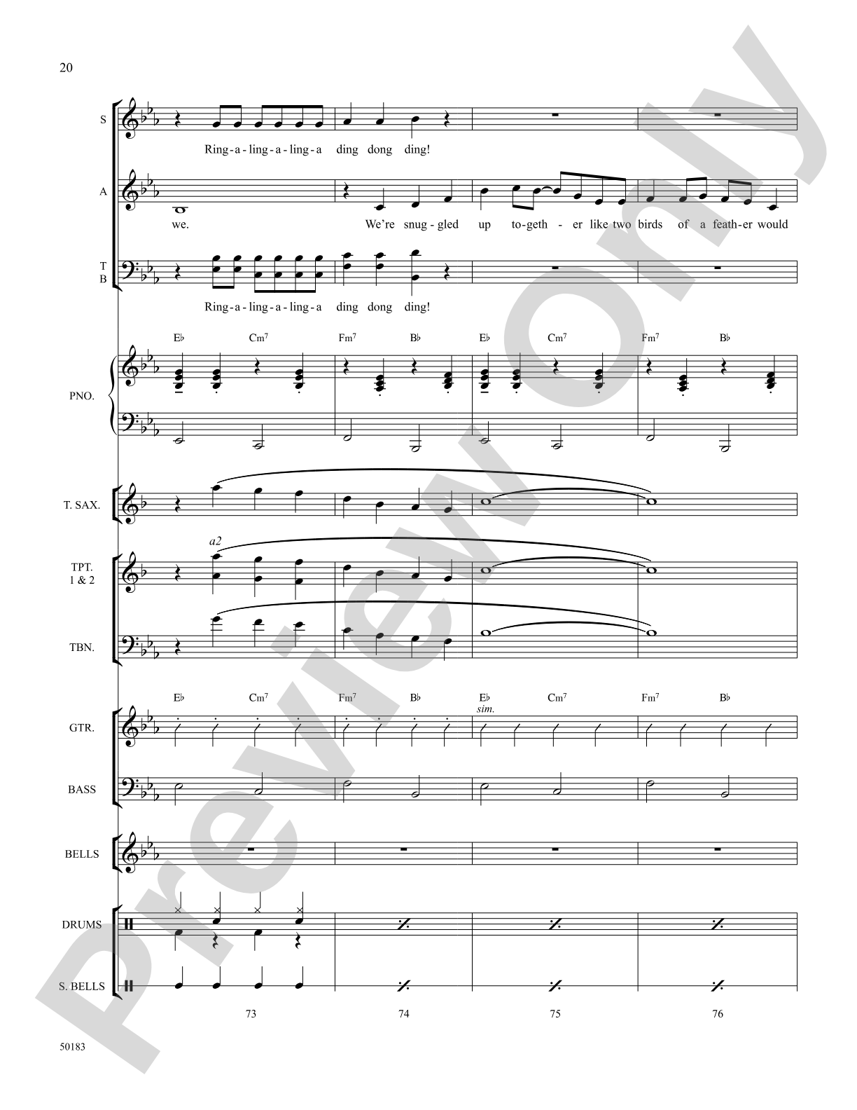 Sleigh Ride: Choral SoundPax