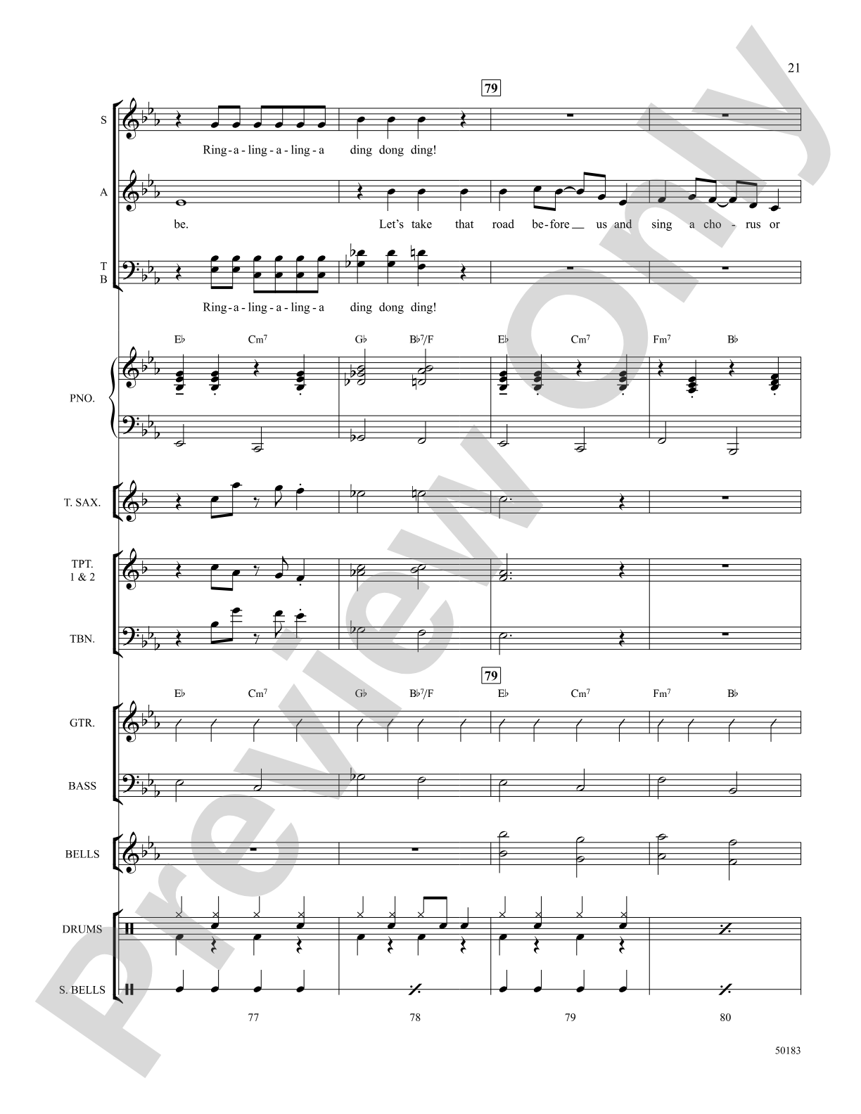 Sleigh Ride: Choral SoundPax