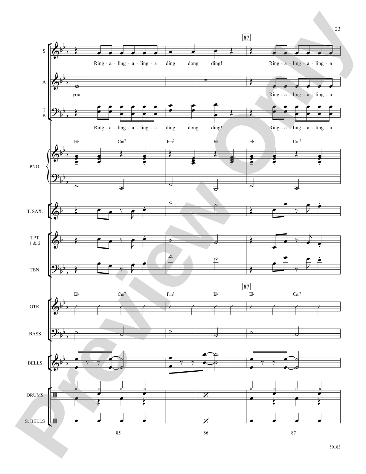 Sleigh Ride: Choral SoundPax