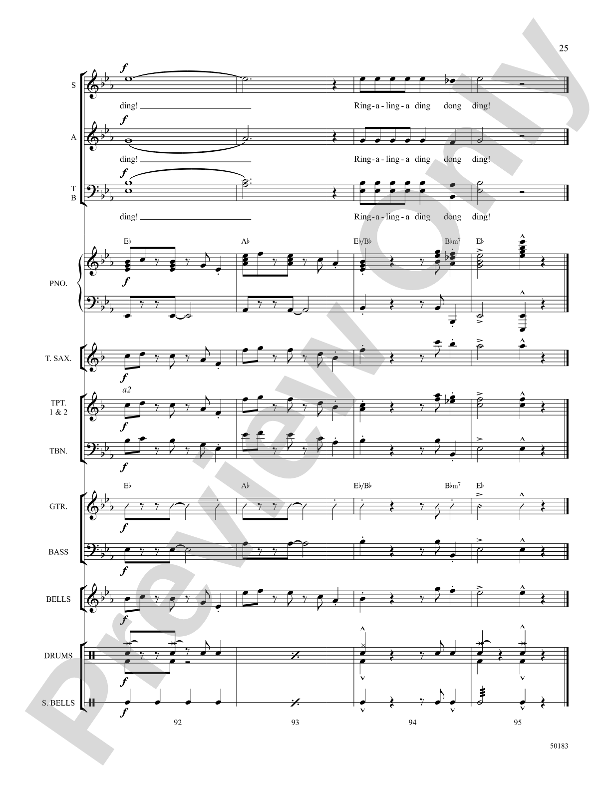 Sleigh Ride: Choral SoundPax