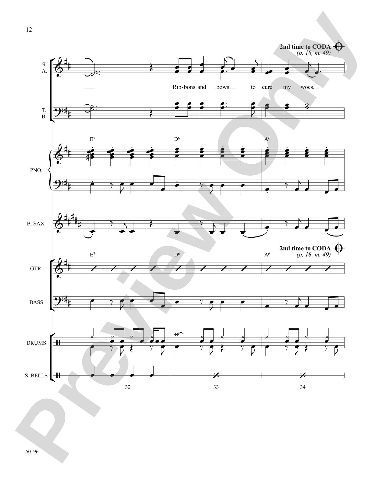 Ribbons and Bows: Choral SoundPax