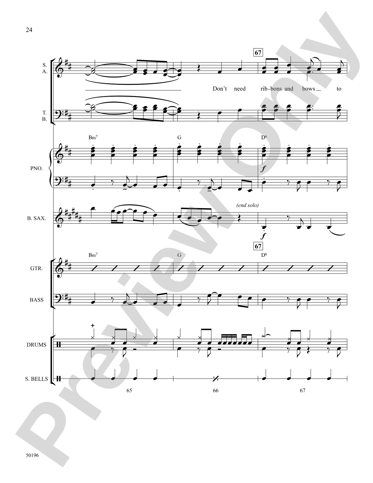 Ribbons and Bows: Choral SoundPax