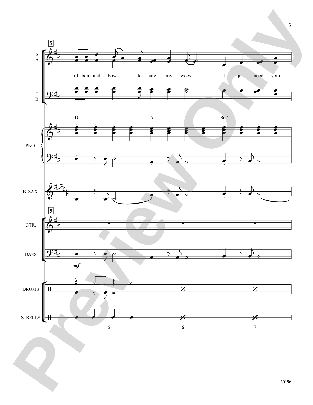 Ribbons and Bows: Choral SoundPax