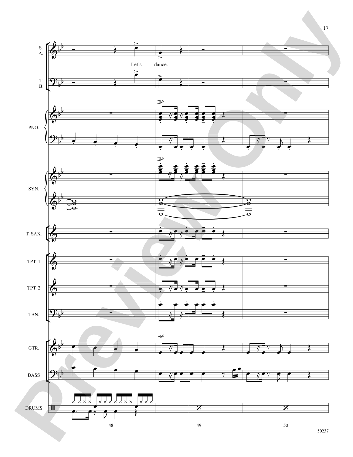 Let's Dance: Choral SoundPax
