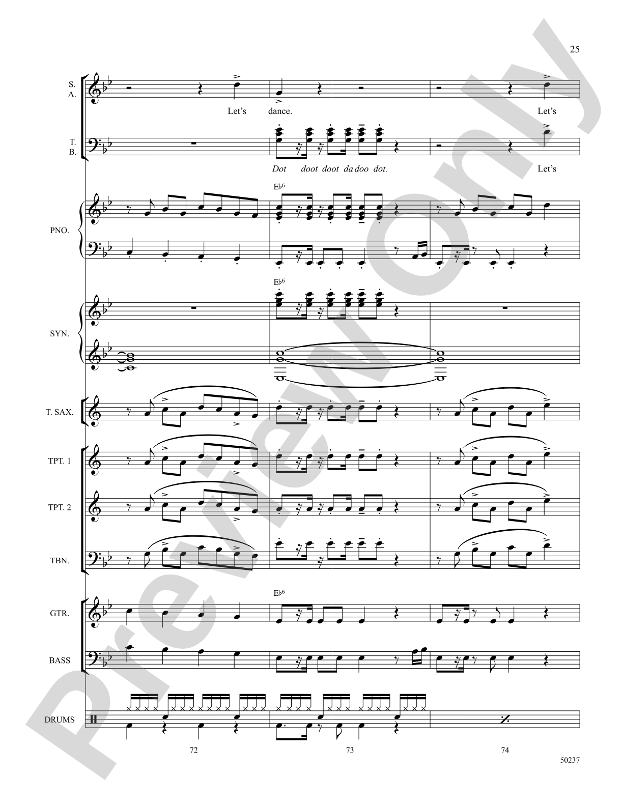 Let's Dance: Choral SoundPax