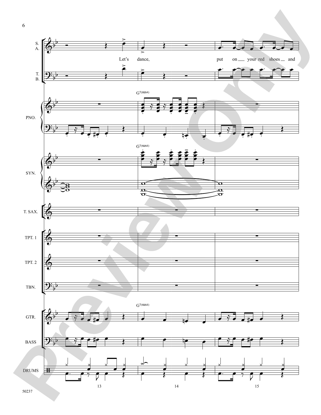 Let's Dance: Choral SoundPax