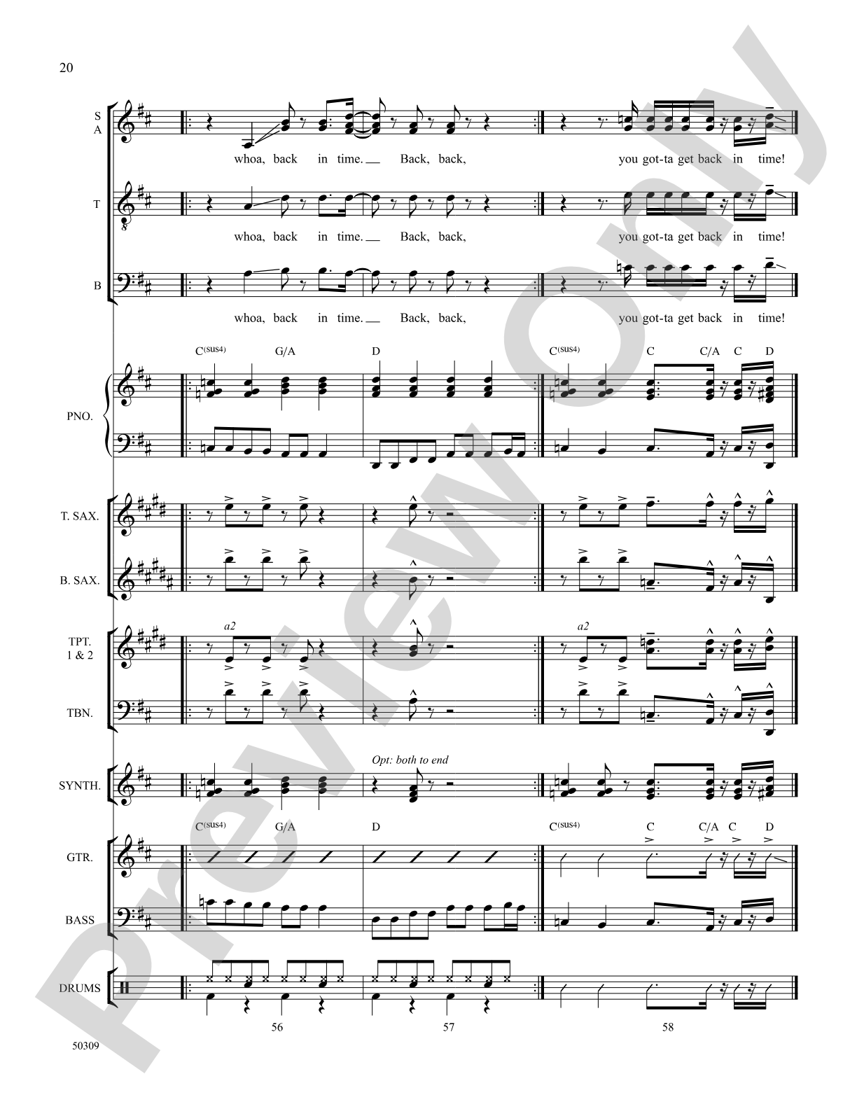 Back in Time: Choral SoundPax