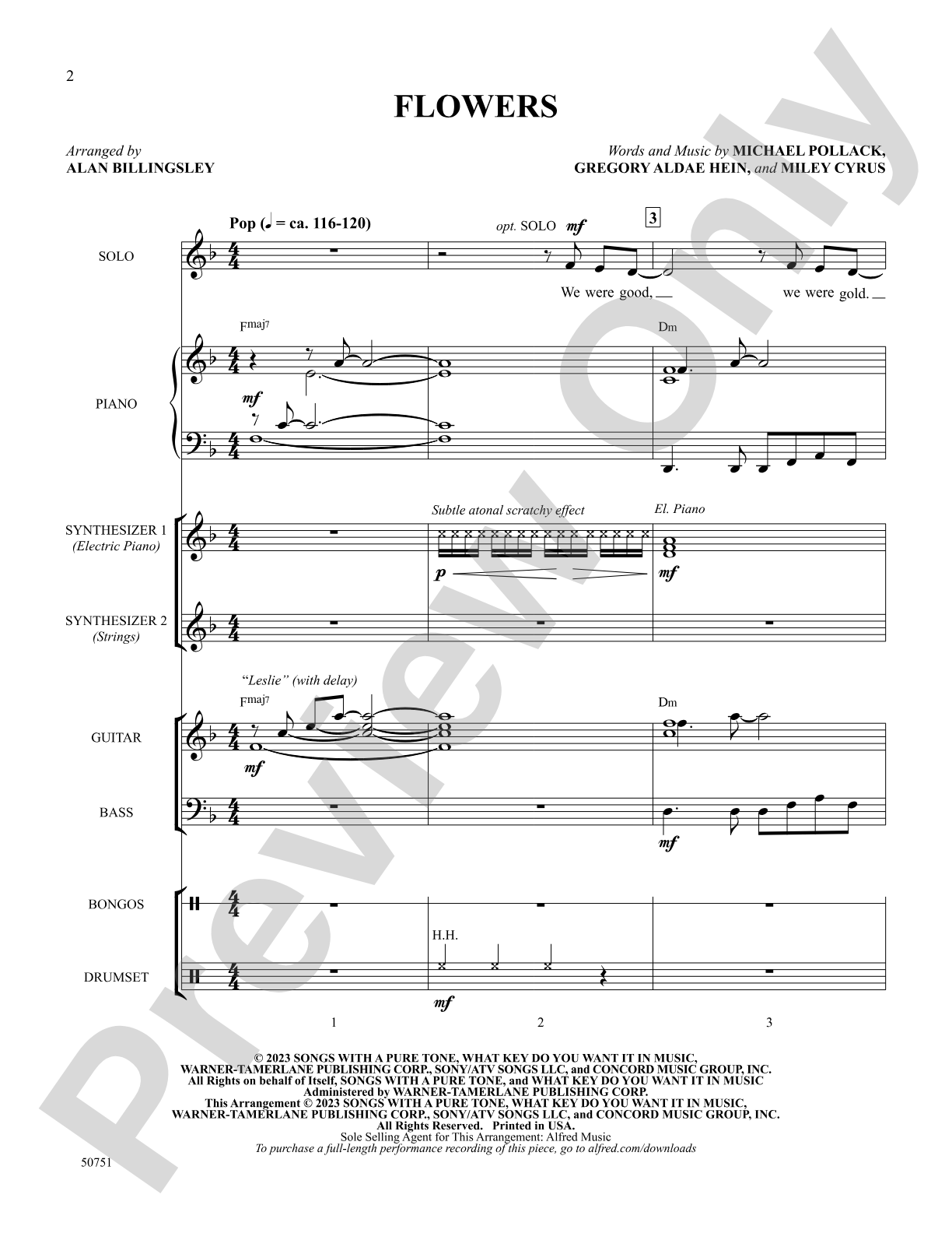 Flowers: Choral SoundPax