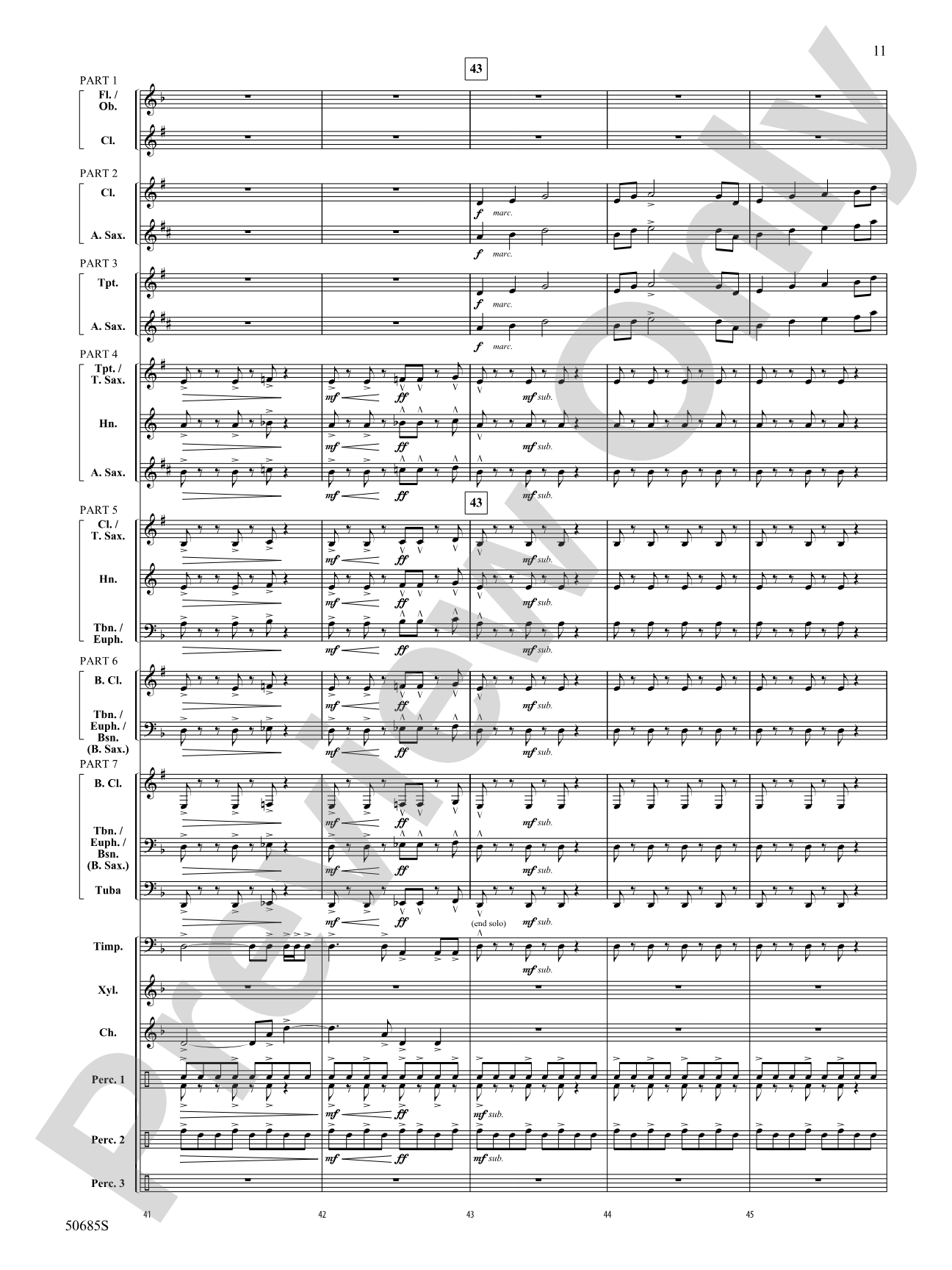 Forgotten Tales of the West: Concert Band Conductor Score & Parts - ColorFlex version