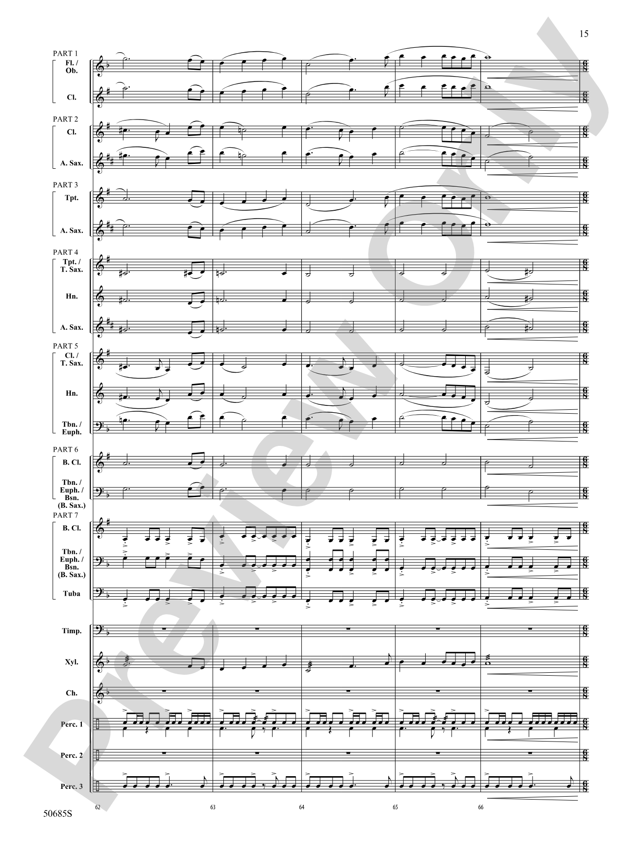 Forgotten Tales of the West: Concert Band Conductor Score & Parts - ColorFlex version
