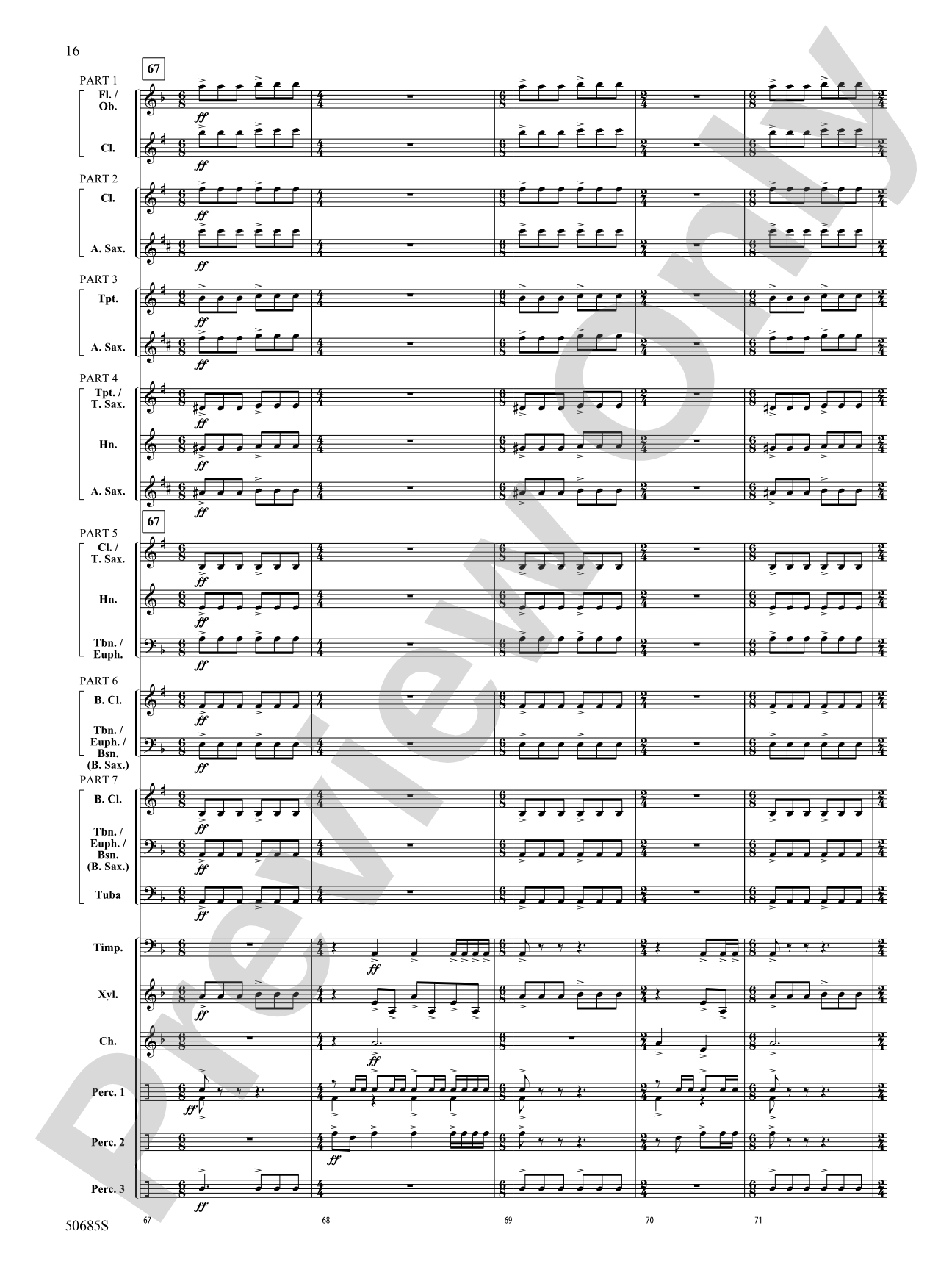 Forgotten Tales of the West: Concert Band Conductor Score & Parts - ColorFlex version