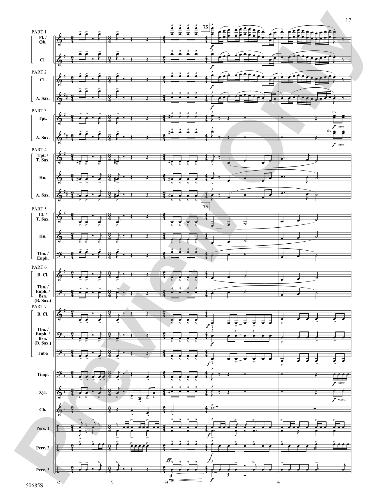 Forgotten Tales of the West: Concert Band Conductor Score & Parts - ColorFlex version