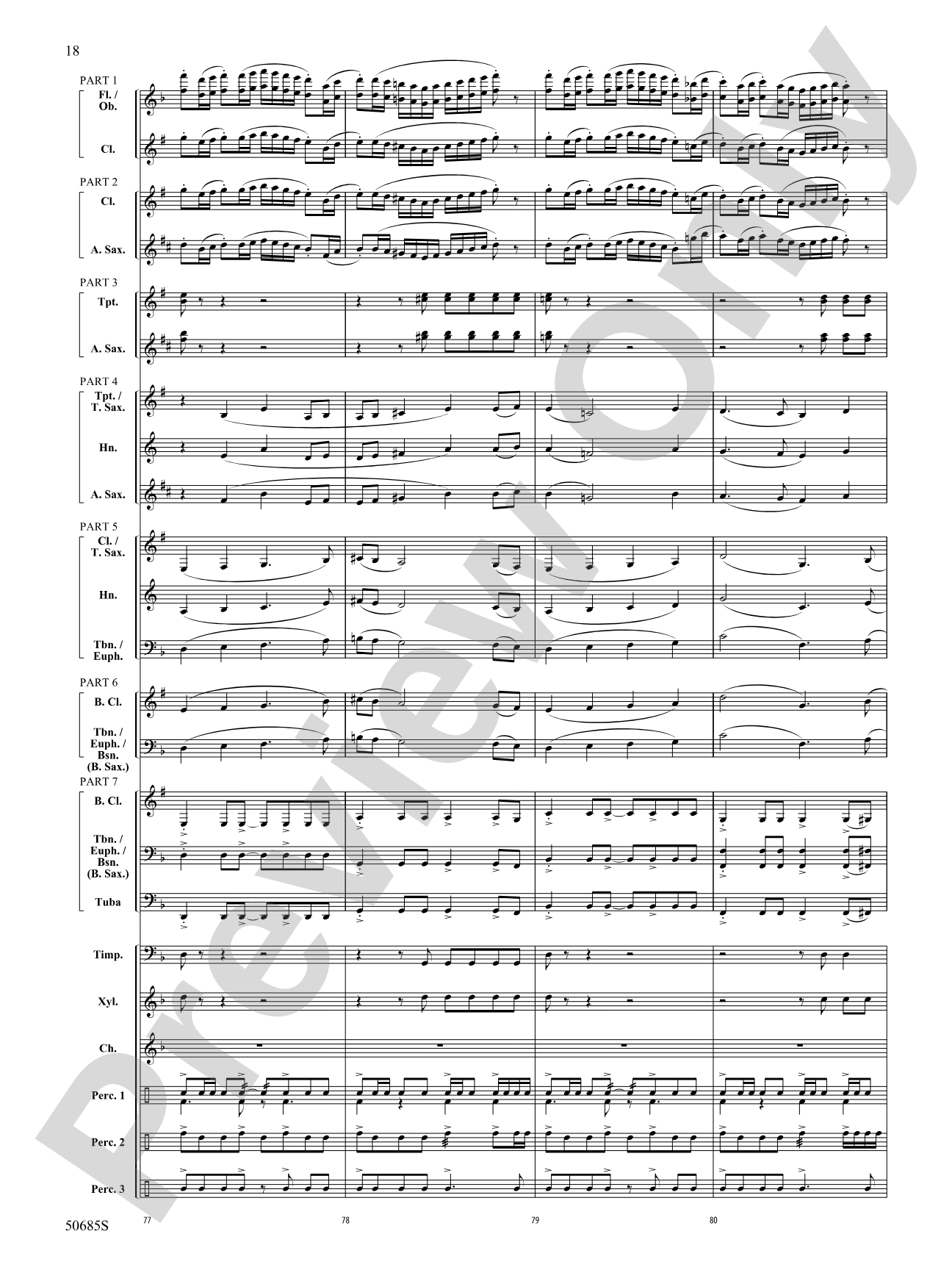 Forgotten Tales of the West: Concert Band Conductor Score & Parts - ColorFlex version