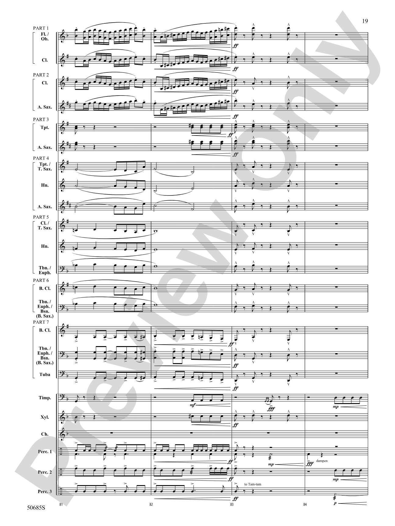 Forgotten Tales of the West: Concert Band Conductor Score & Parts - ColorFlex version