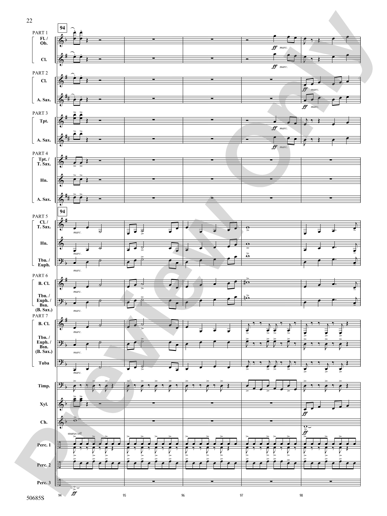 Forgotten Tales of the West: Concert Band Conductor Score & Parts - ColorFlex version