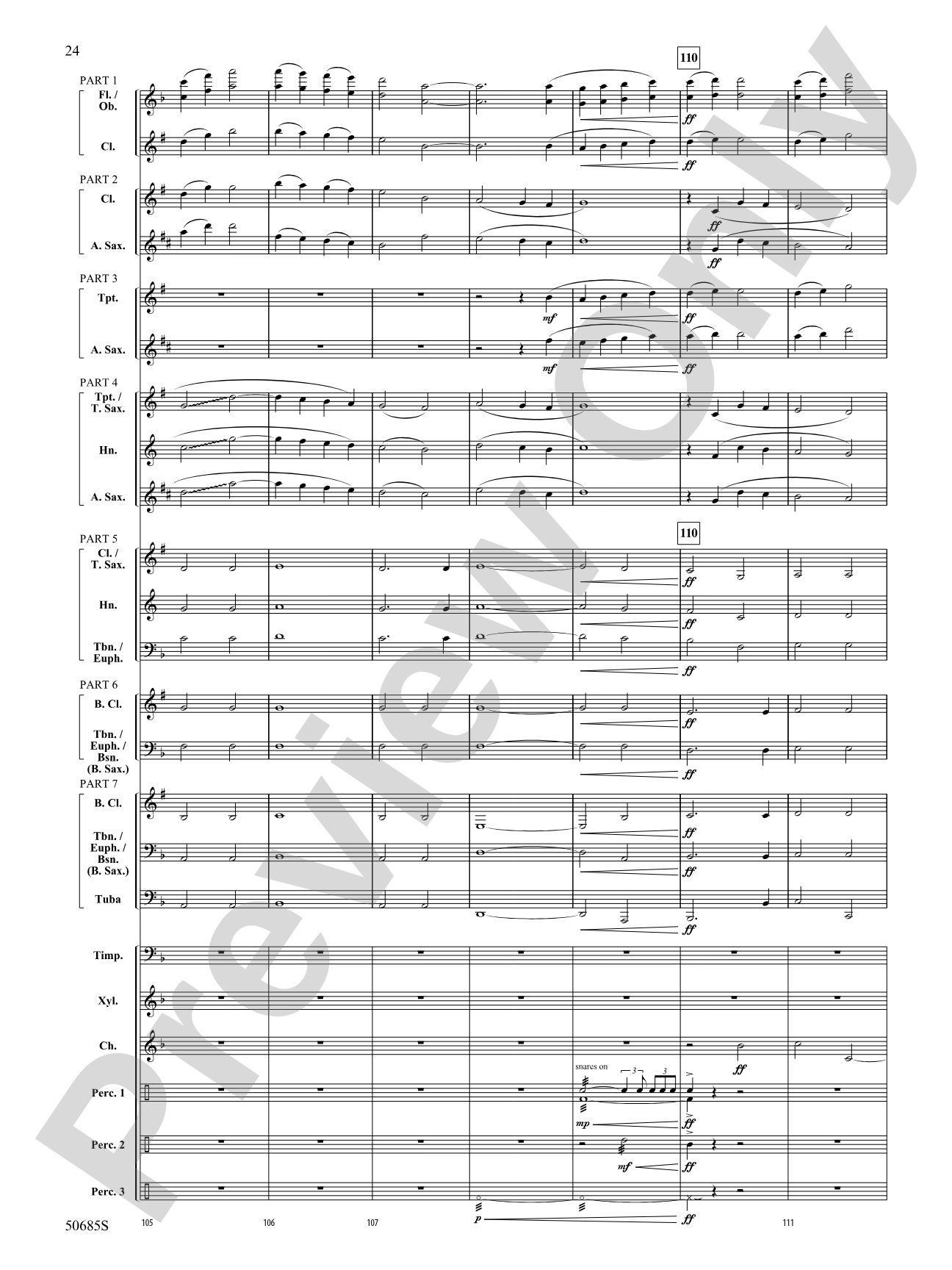 Forgotten Tales of the West: Concert Band Conductor Score & Parts - ColorFlex version
