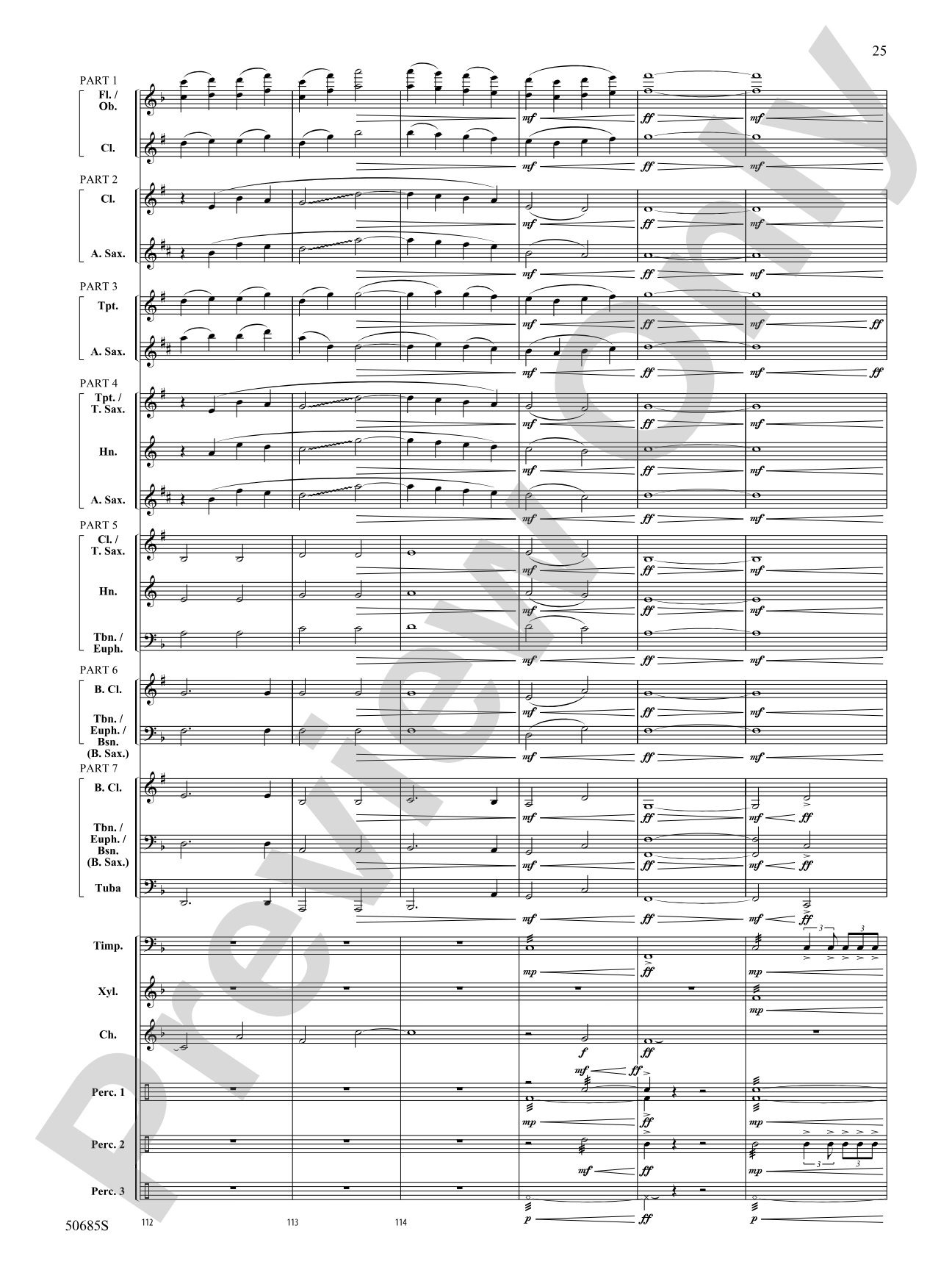 Forgotten Tales of the West: Concert Band Conductor Score & Parts - ColorFlex version