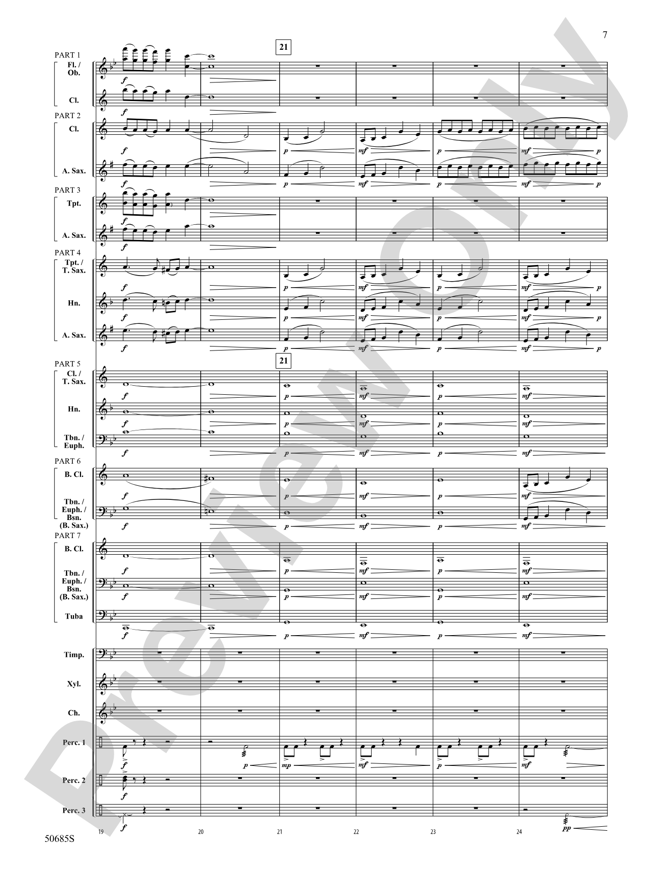Forgotten Tales of the West: Concert Band Conductor Score & Parts - ColorFlex version