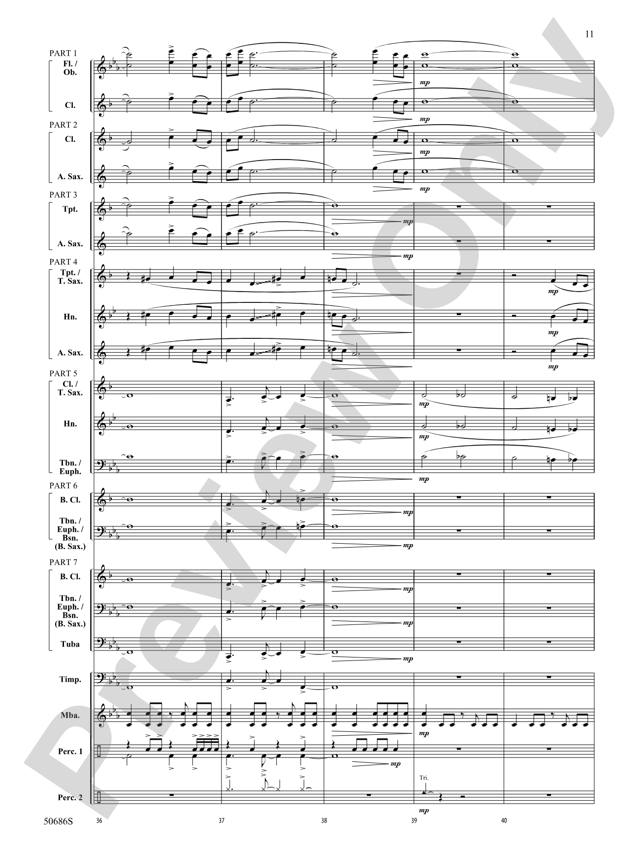 Tripwire: Concert Band Conductor Score & Parts - ColorFlex Version
