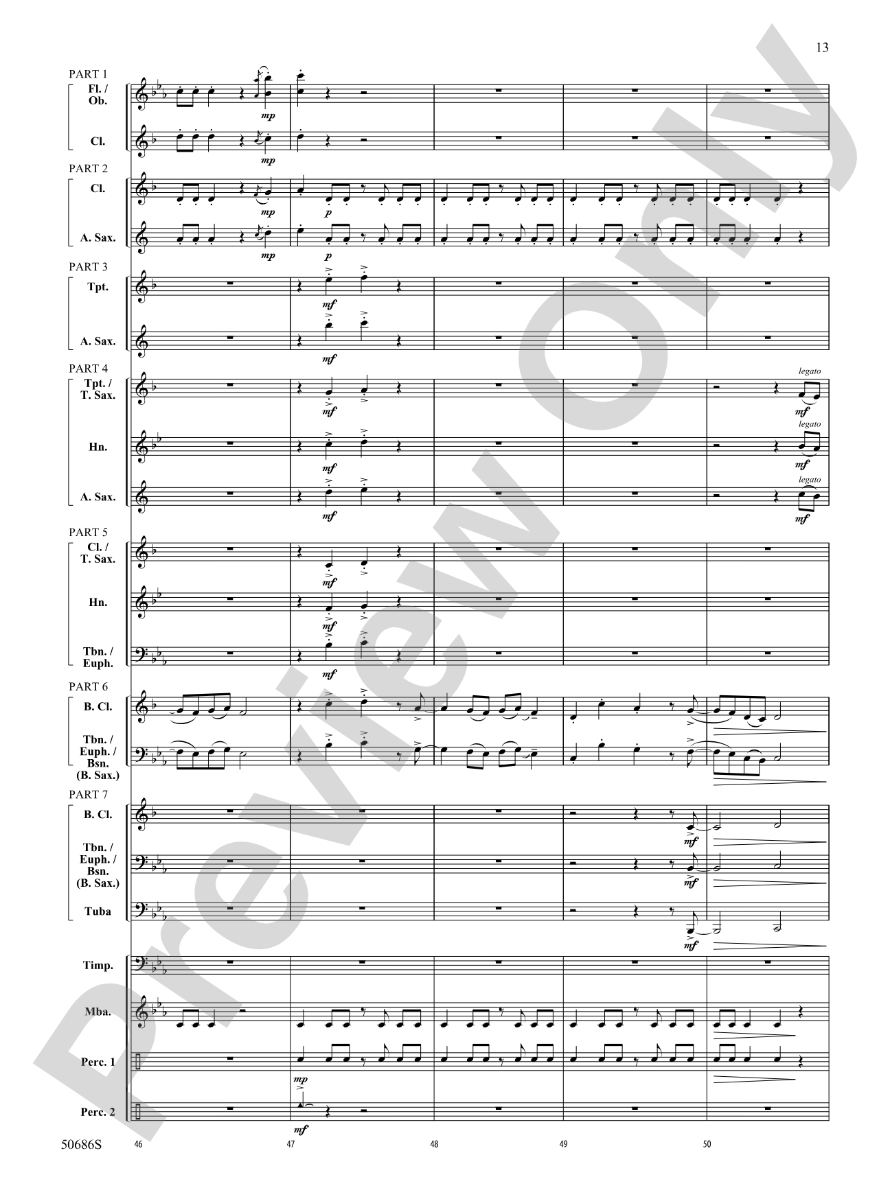 Tripwire: Concert Band Conductor Score & Parts - ColorFlex Version