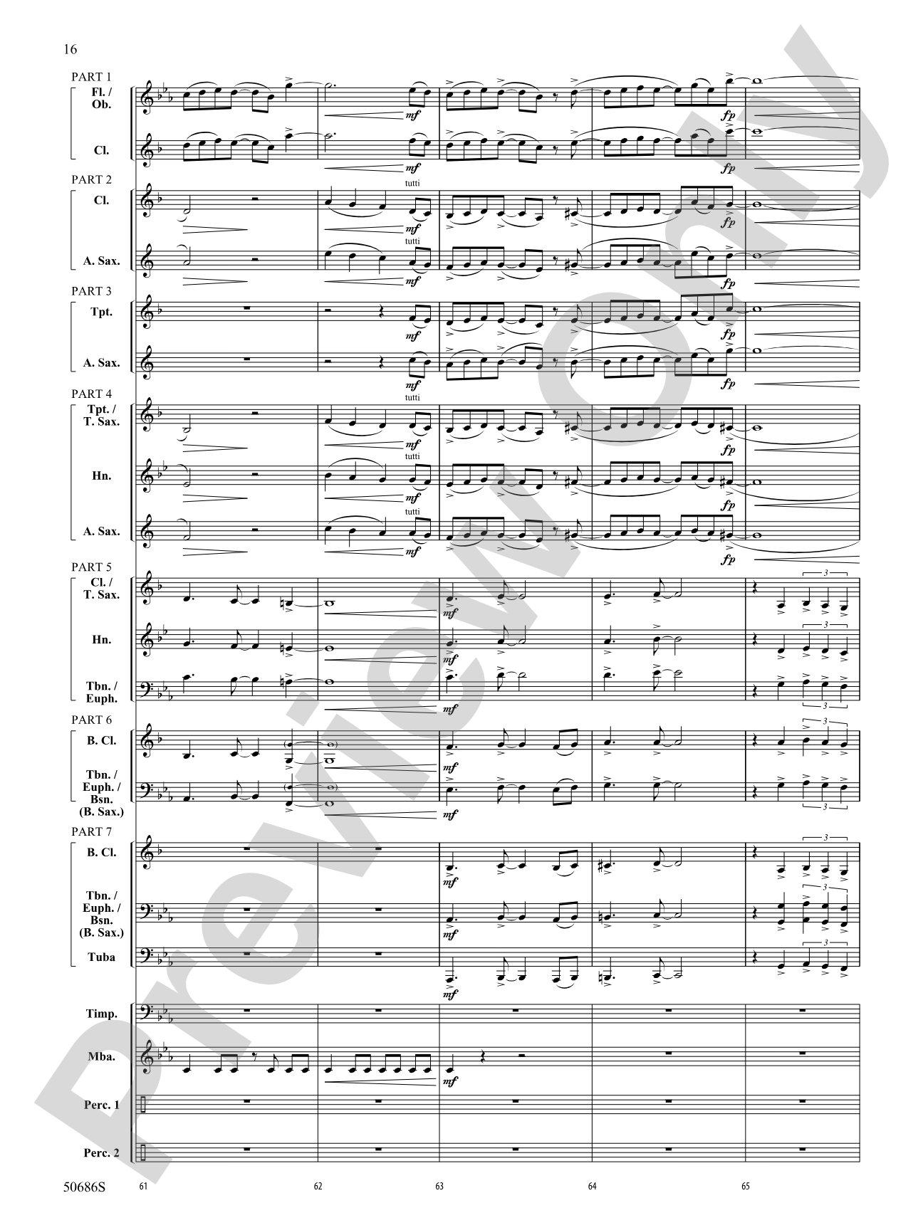 Tripwire: Concert Band Conductor Score & Parts - ColorFlex Version
