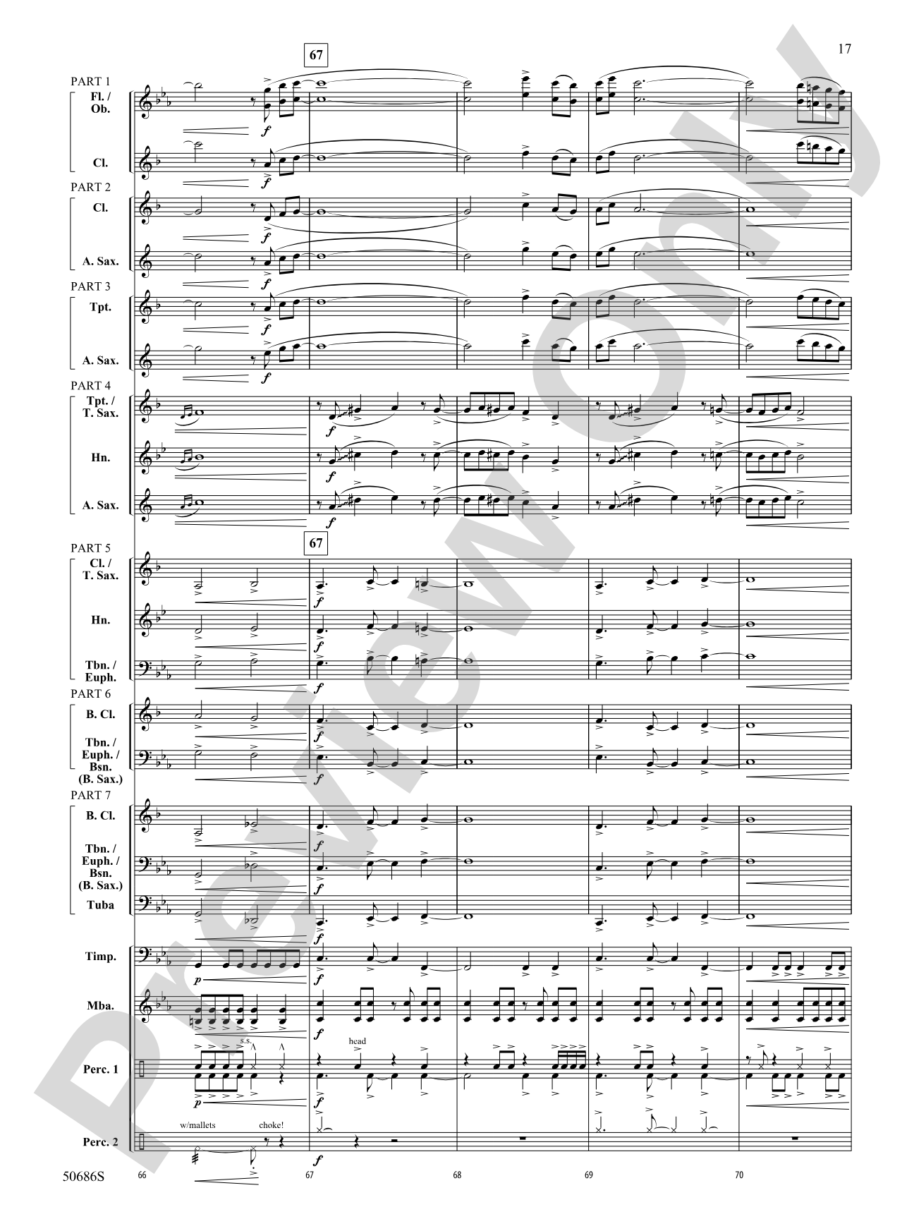 Tripwire: Concert Band Conductor Score & Parts - ColorFlex Version