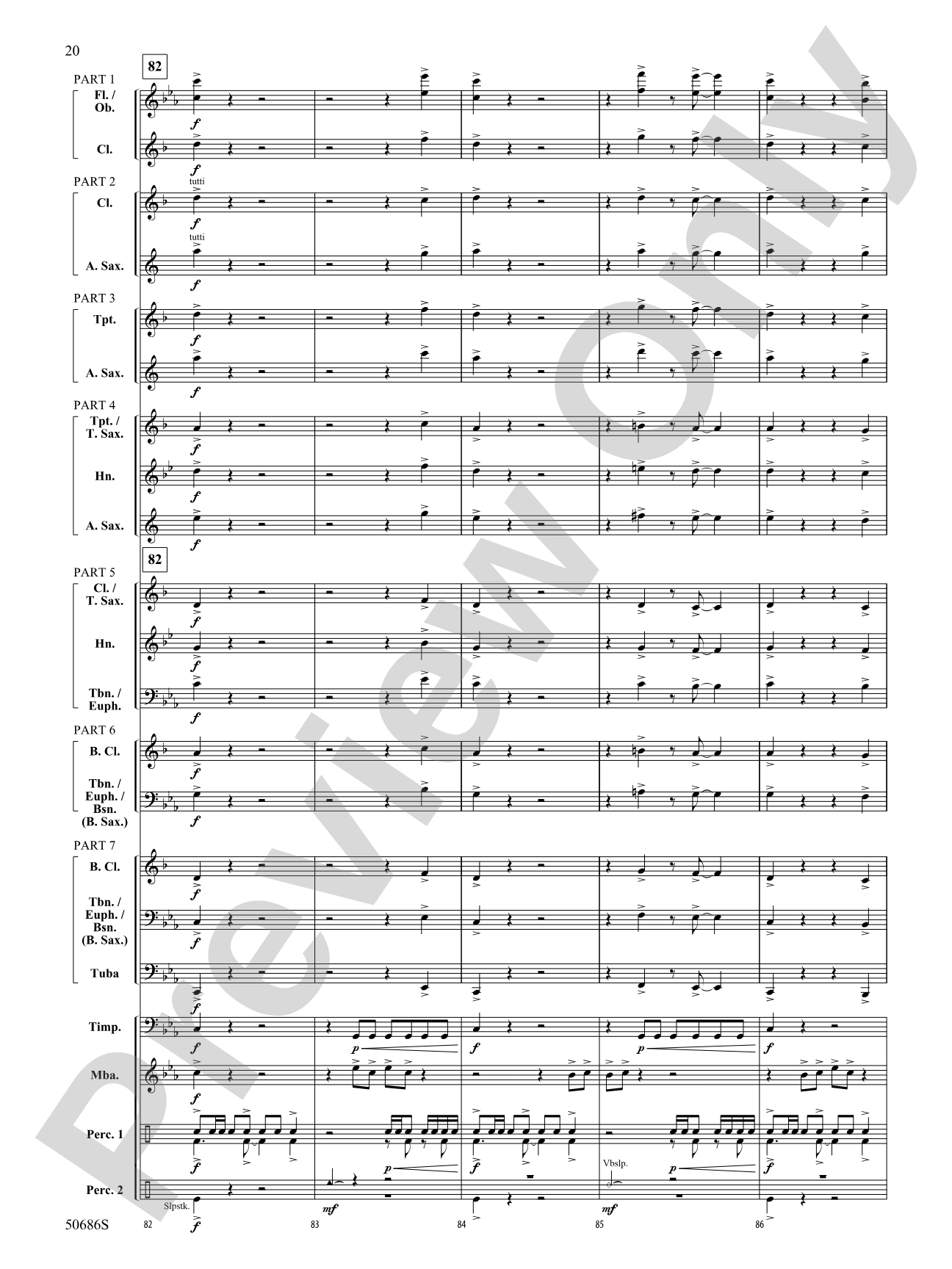Tripwire: Concert Band Conductor Score & Parts - ColorFlex Version