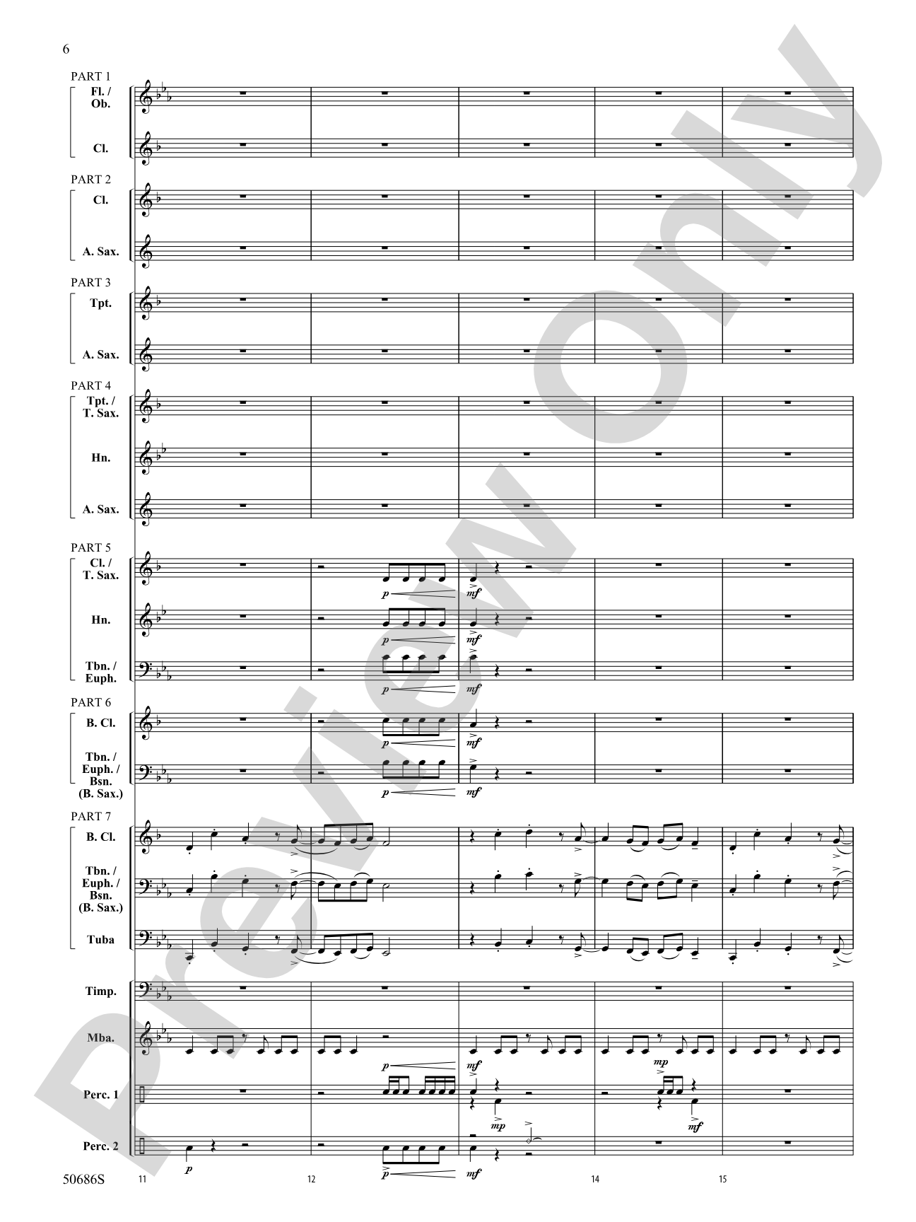 Tripwire: Concert Band Conductor Score & Parts - ColorFlex Version