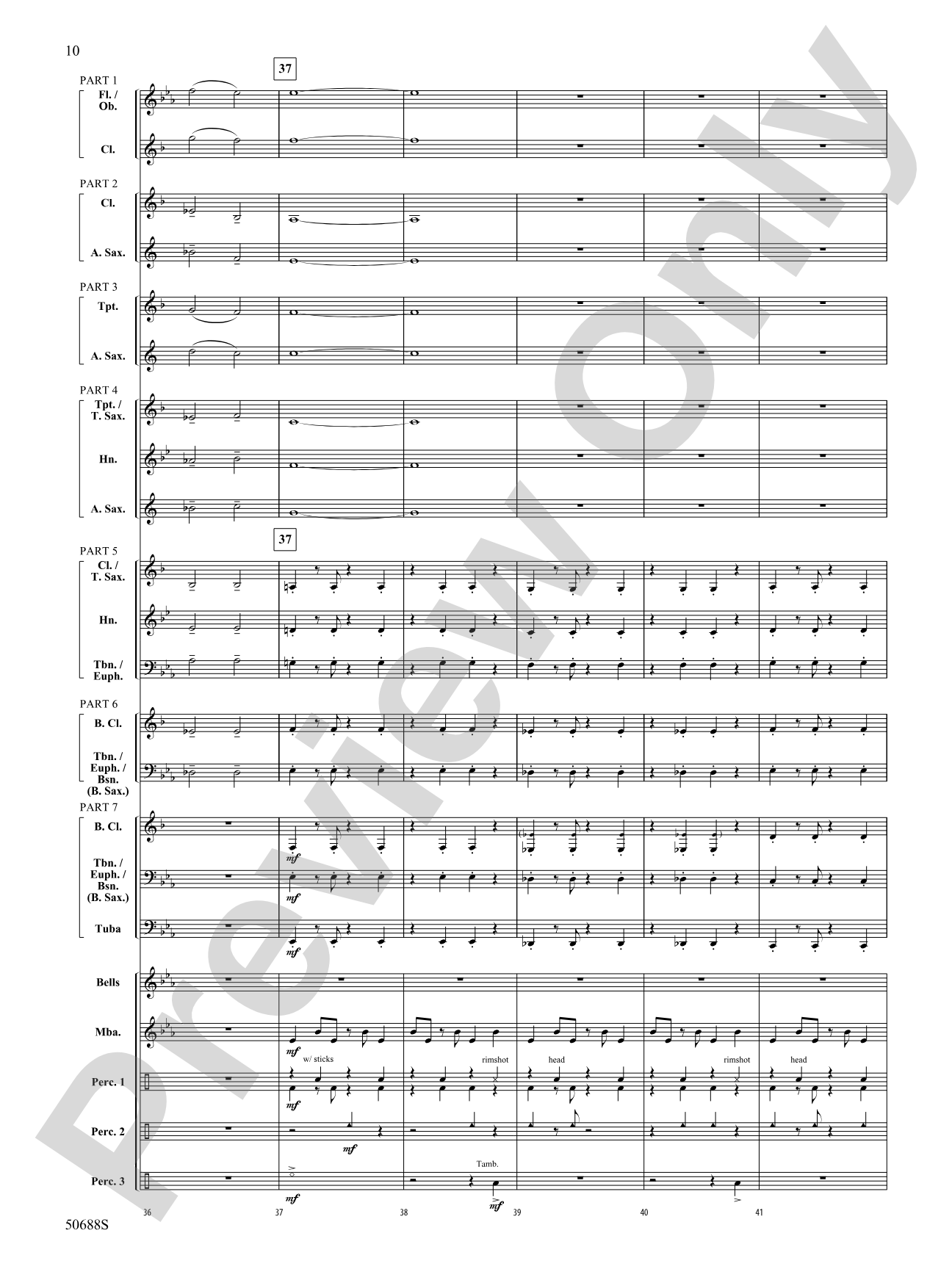 The Country Club Stomp!: Concert Band Conductor Score & Parts - ColorFlex version