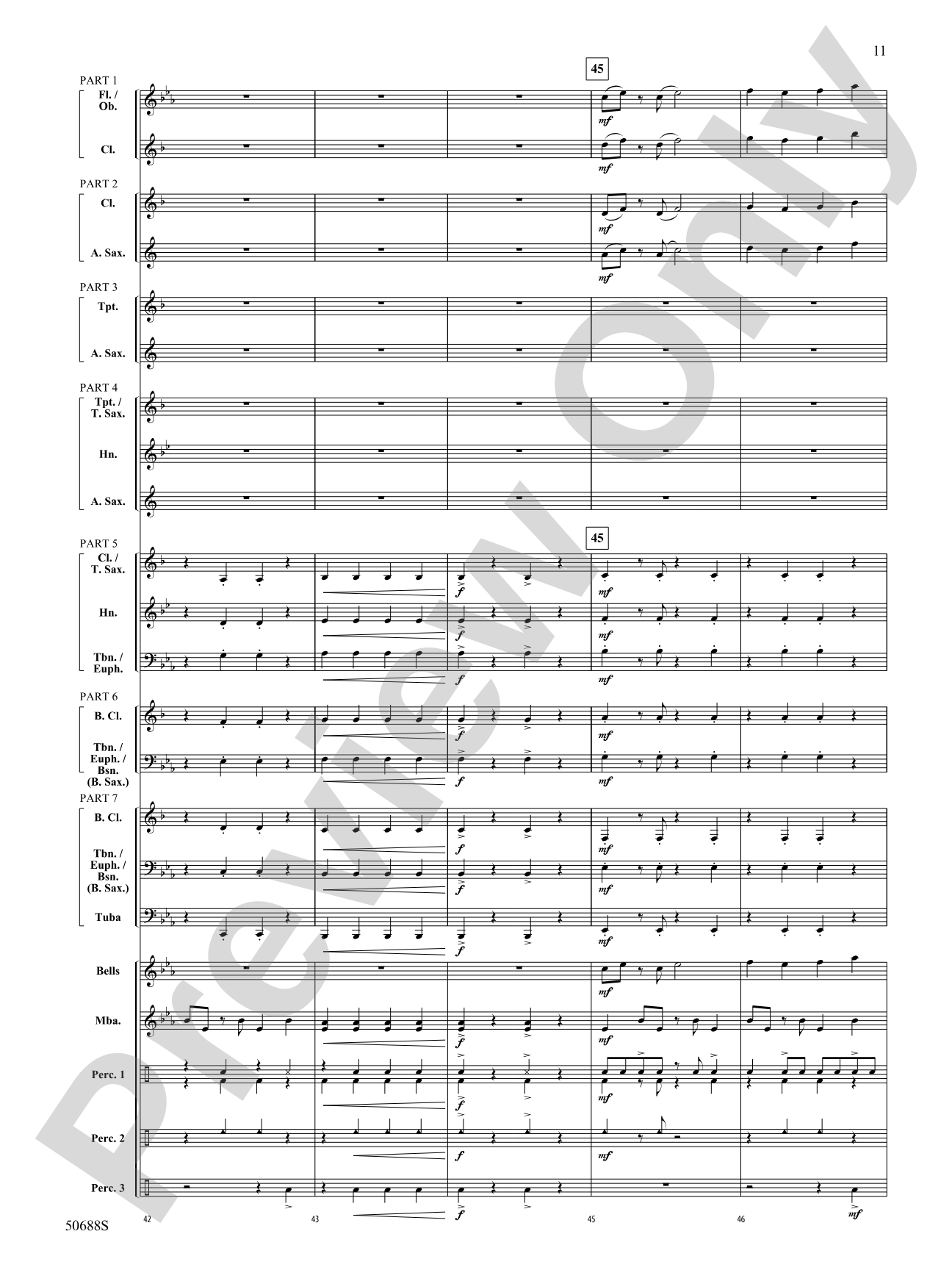 The Country Club Stomp!: Concert Band Conductor Score & Parts - ColorFlex version